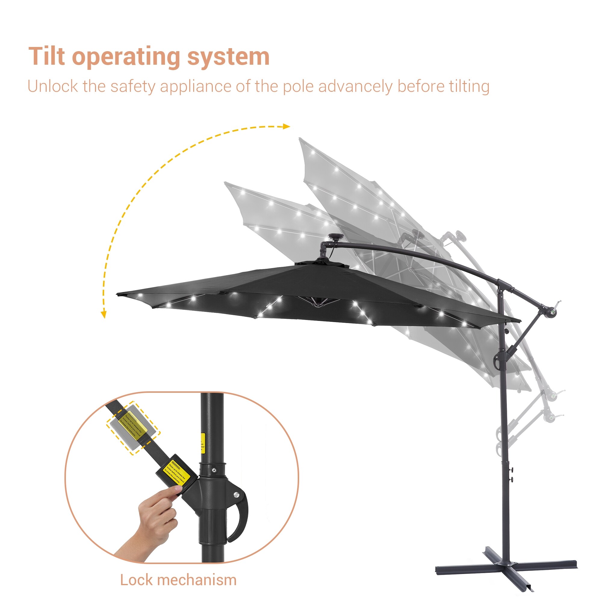 ACEGOSES LW-ROF-34B-LED Umbrellas-2 - View #5