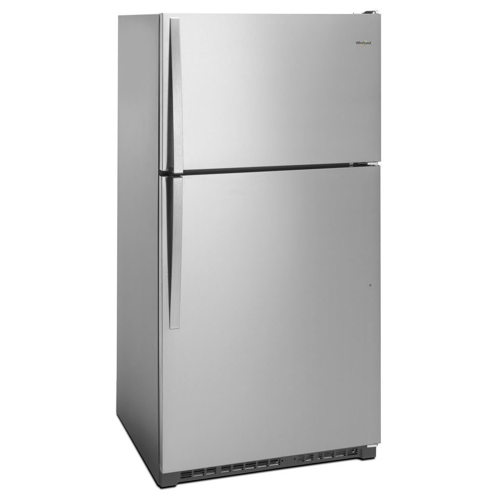 Whirlpool 20.5cu ft TopFreezer Refrigerator (Monochromatic Stainless