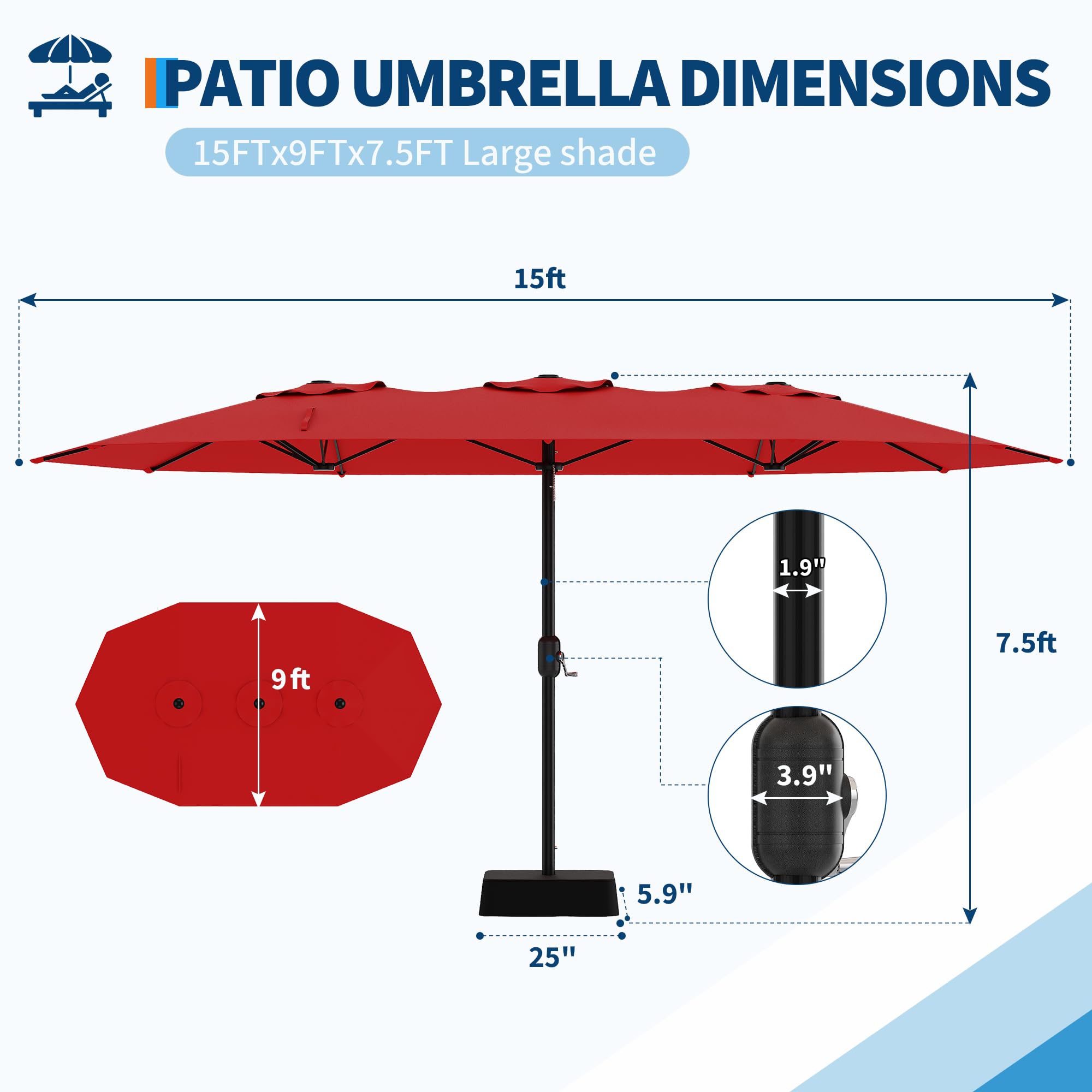 GarveeLife C3H-AWYEKV-CMP14QW Umbrellas-2 - View #8