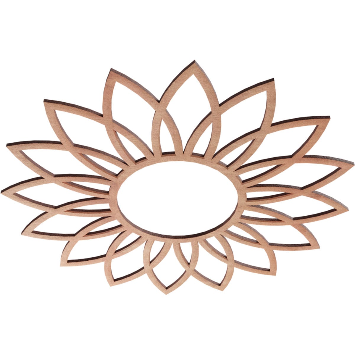 Ekena Millwork CMWP20X20X0250DACH Ceiling-Medallions - View #2