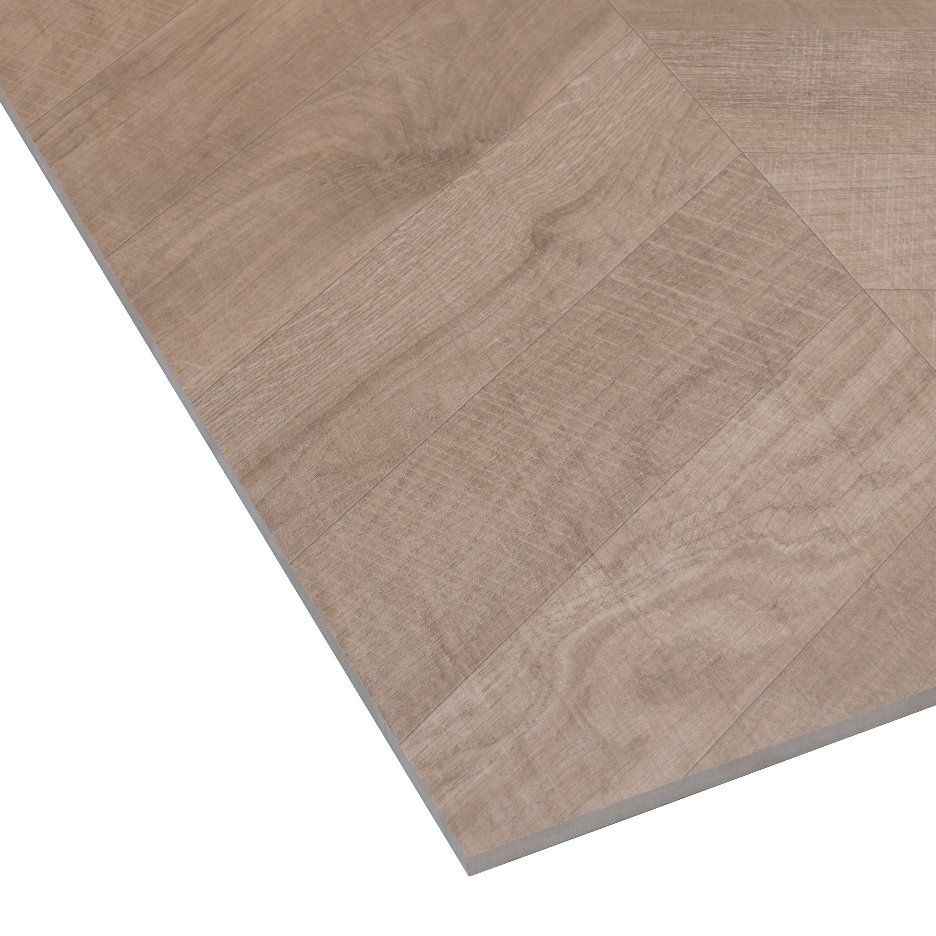 Bois Chevron 24" x 48" Matte Natural Porcelain Tile