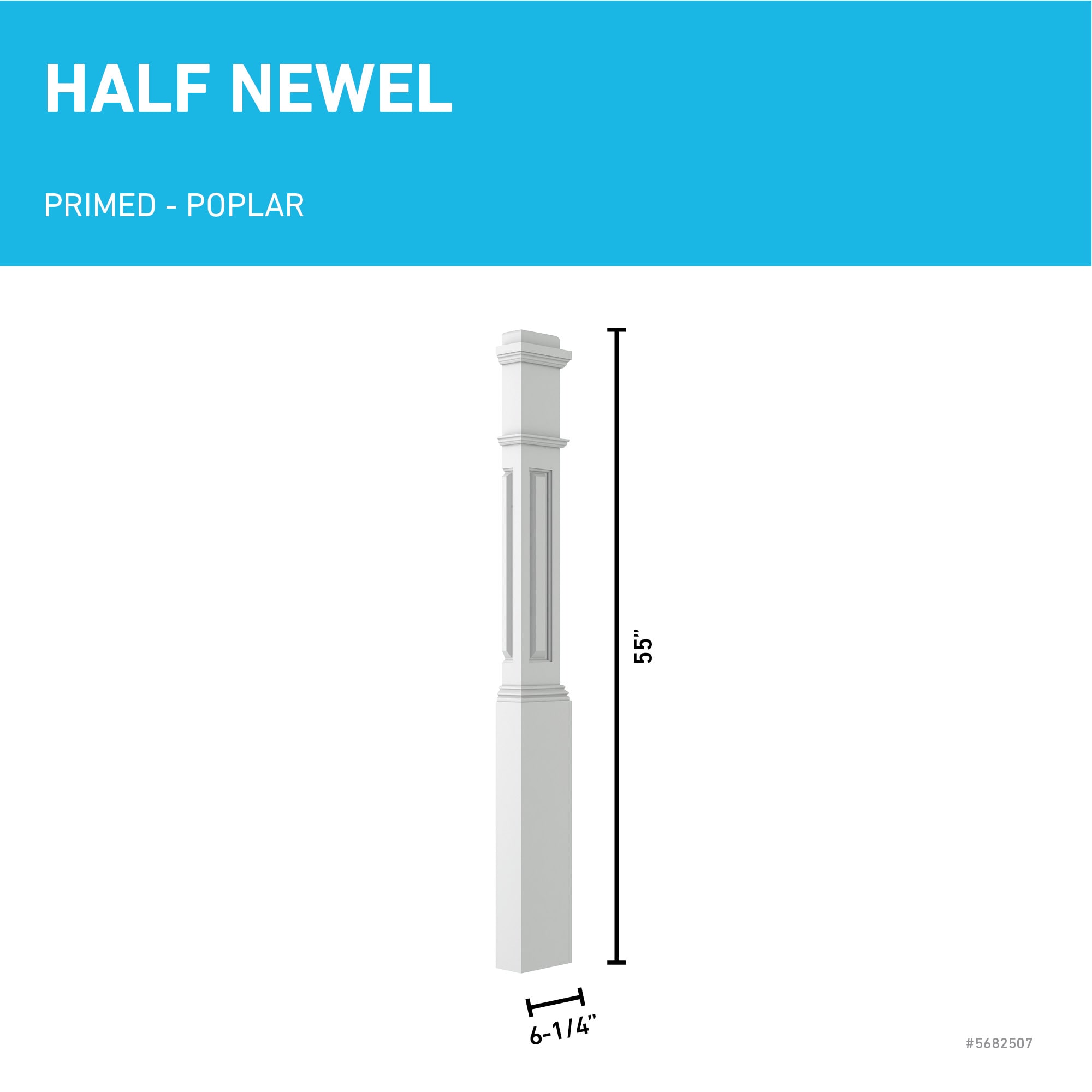 L.J. Smith Stair Systems LJRA-4091 1-2-PRG Interior-Stairpart-Newel-Posts - View #3
