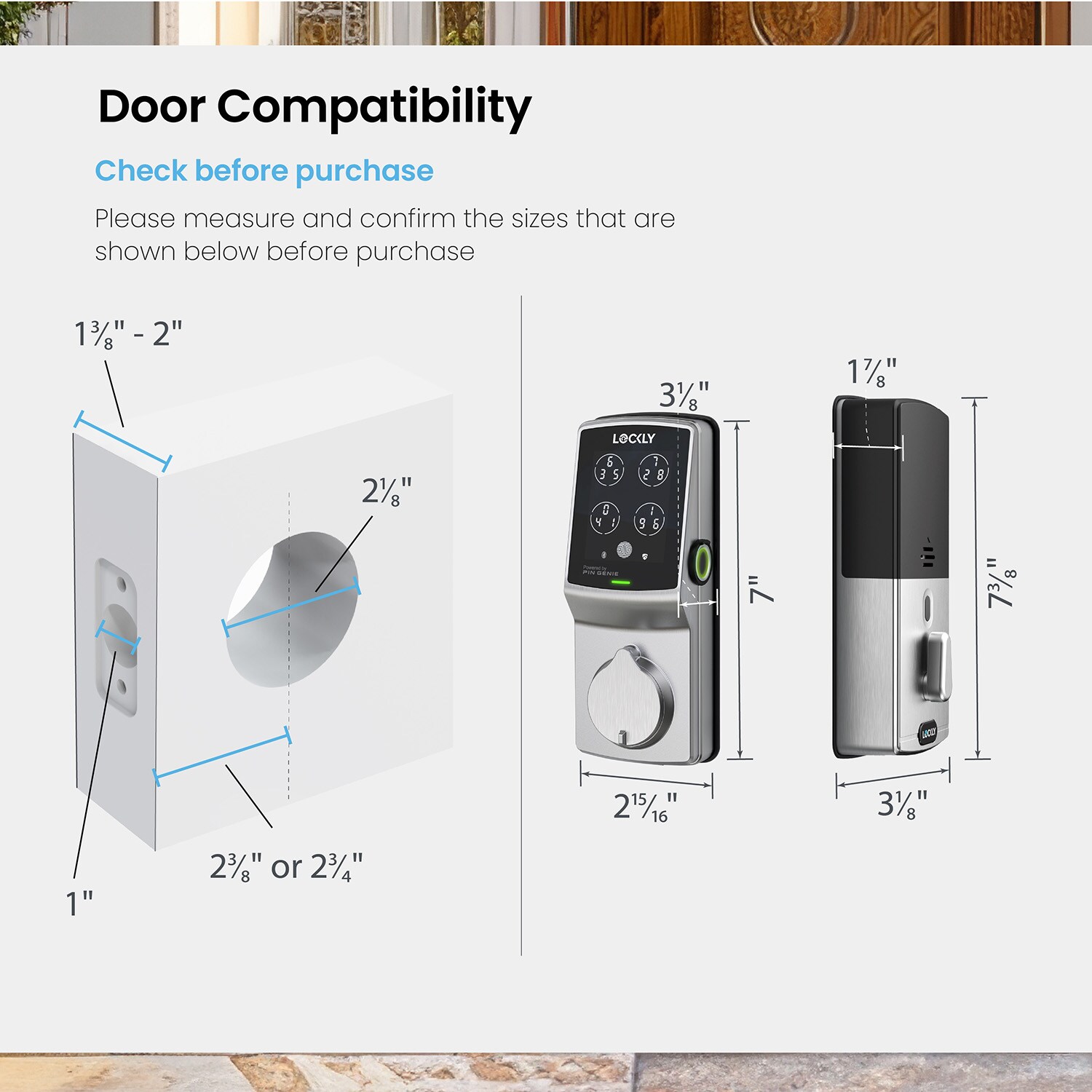 Lockly PGD728W-SN Electronic-Door-Locks - View #8