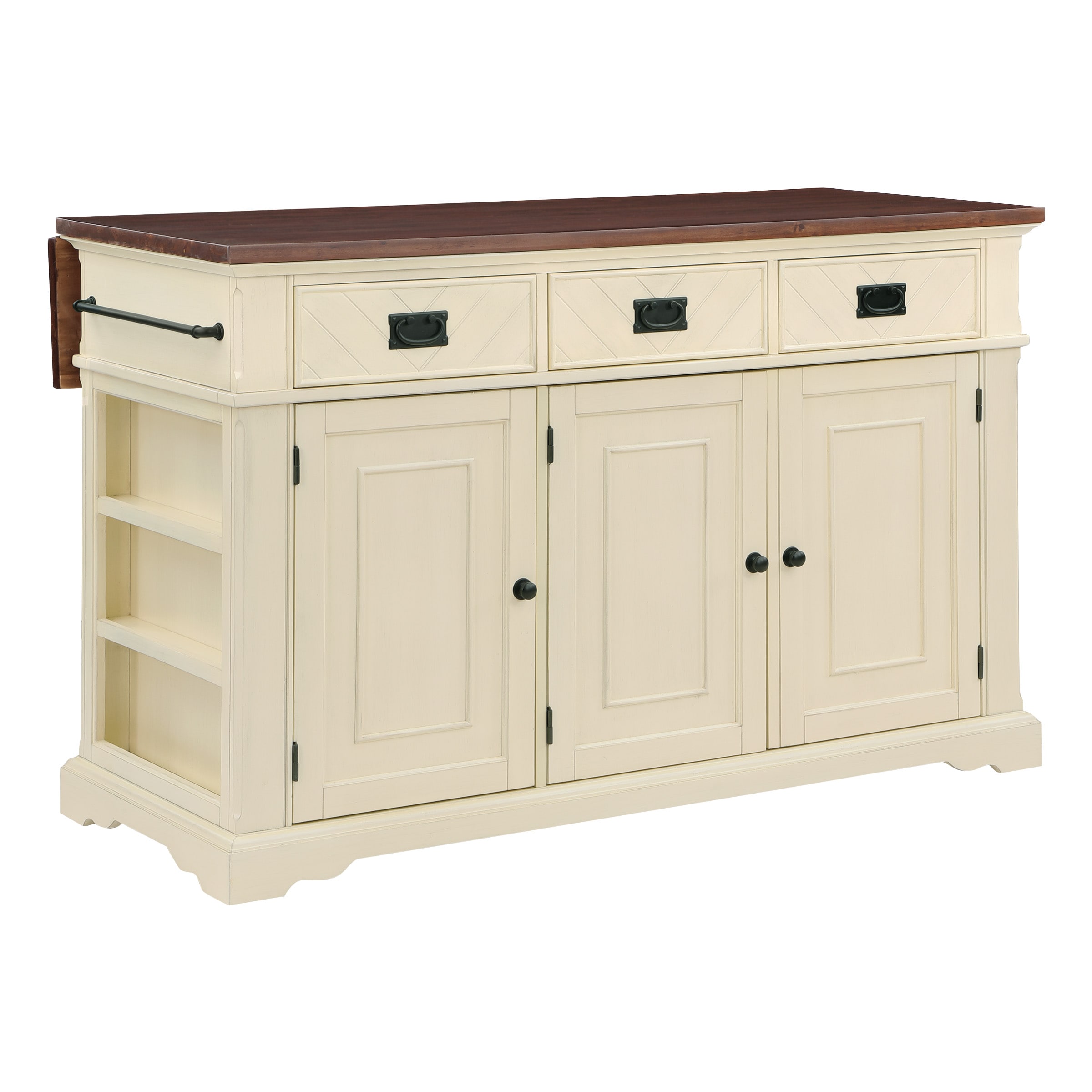Office Star Products PAL5675-WHT Kitchen-Furniture - View #2