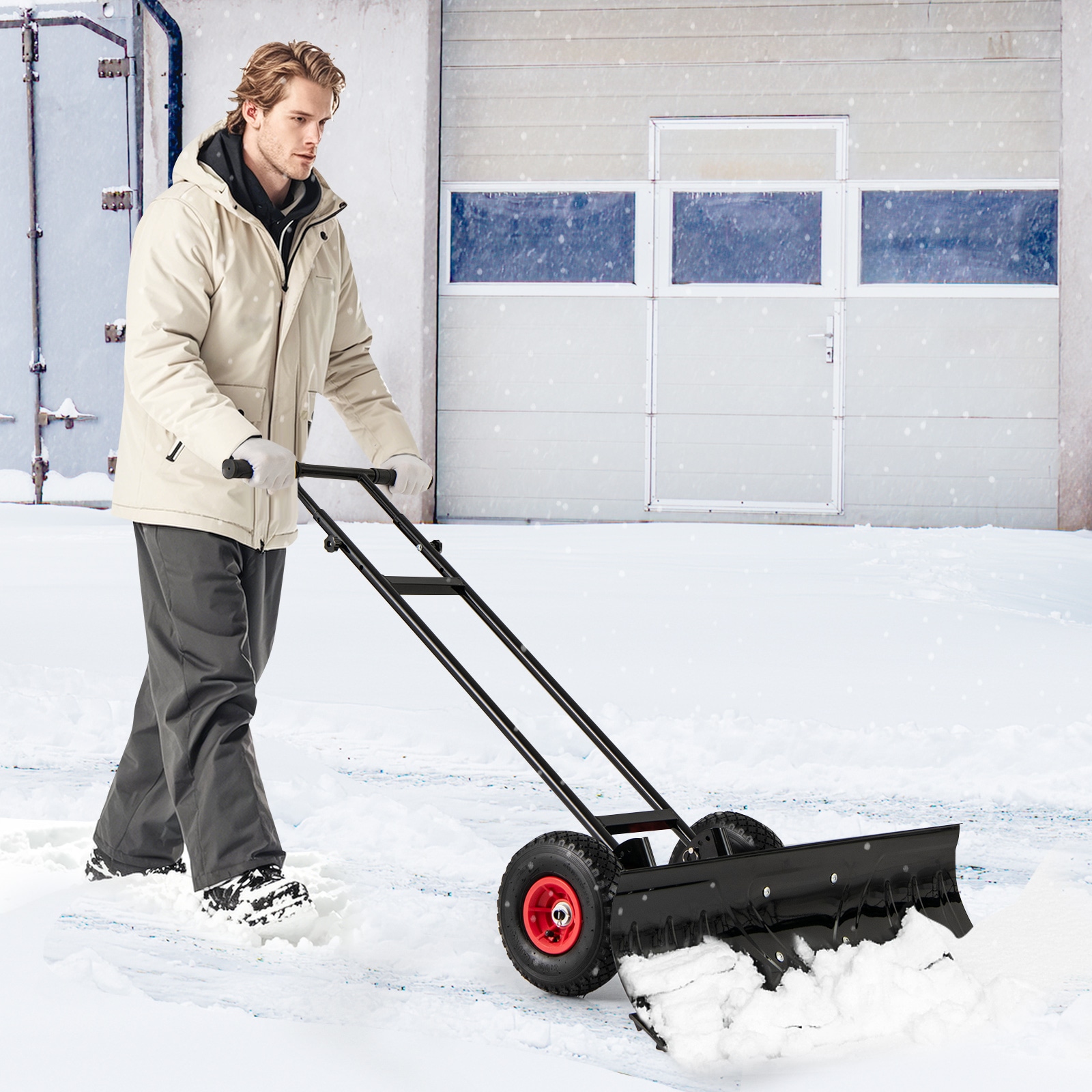 WELLFOR DOG70071RE Snow-Shovels - View #3