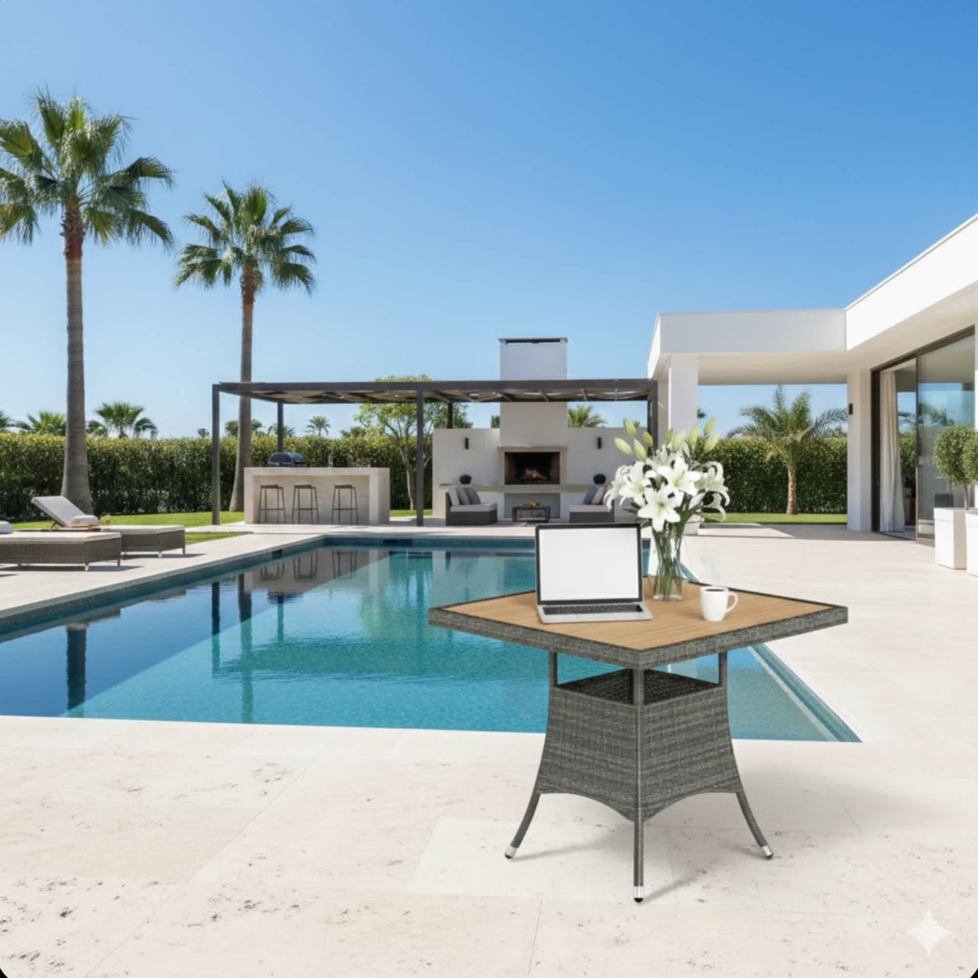 Rbied HCZJ-A376W Patio-Tables - View #3