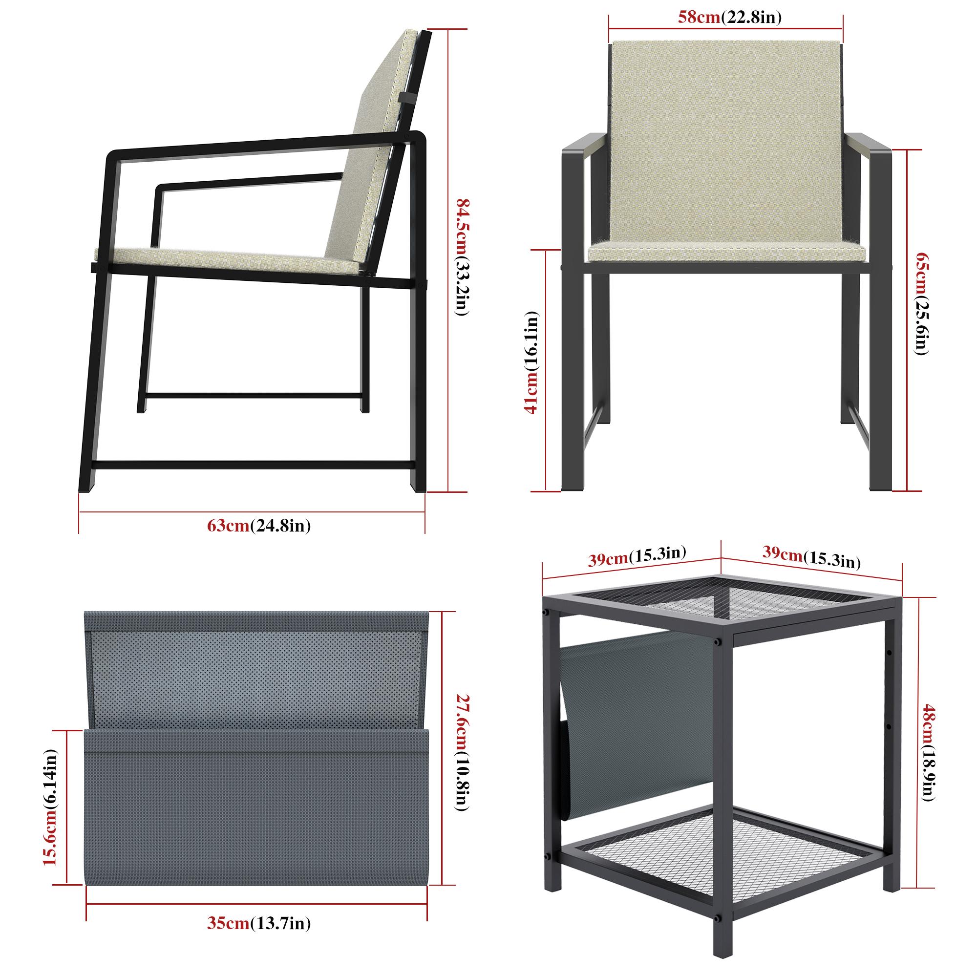 Bayfeve BF-9485BM Patio-Conversation-Sets - View #6