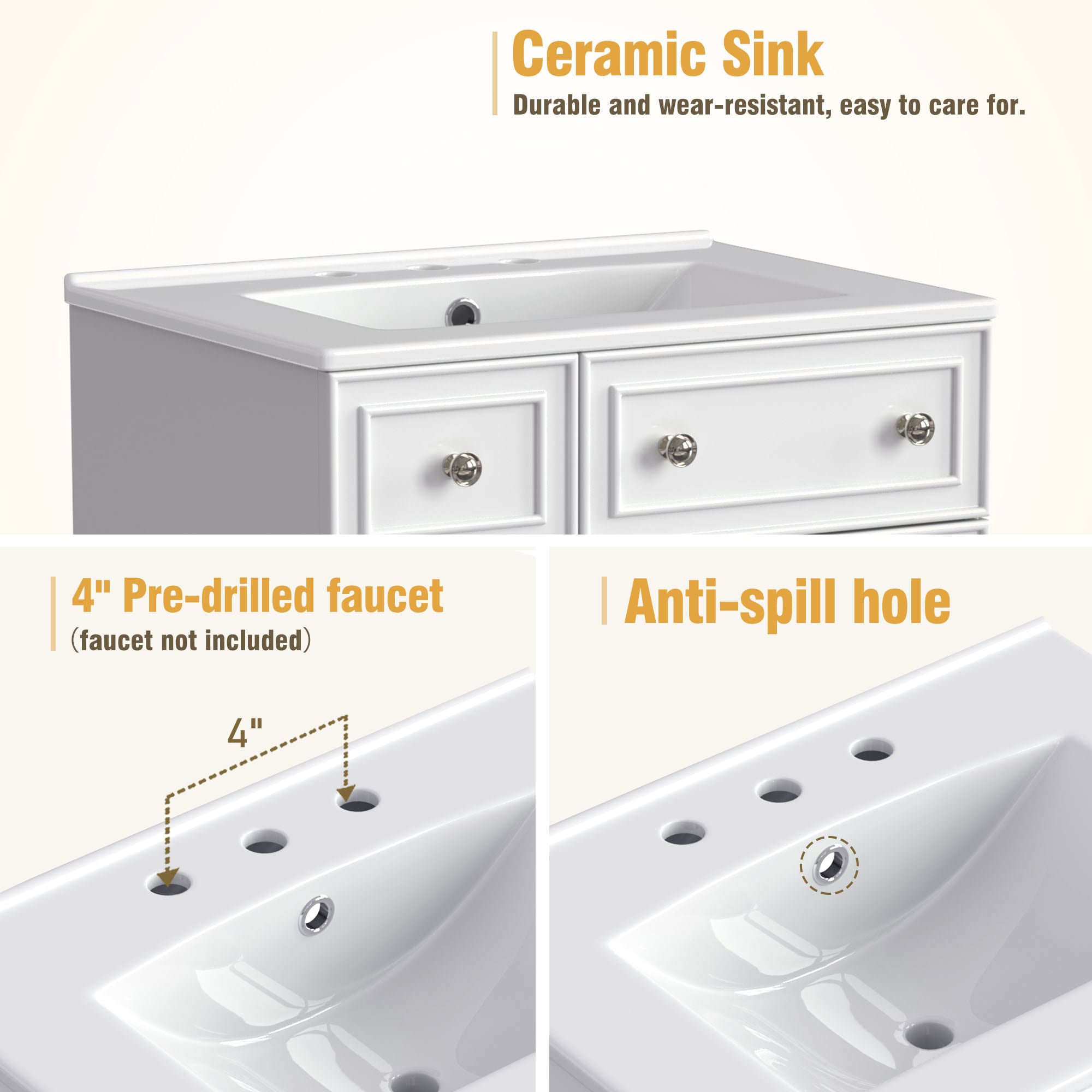 BEARSOLIM DJYC-WF532034AAK Bath-Vanity-Combo - View #4