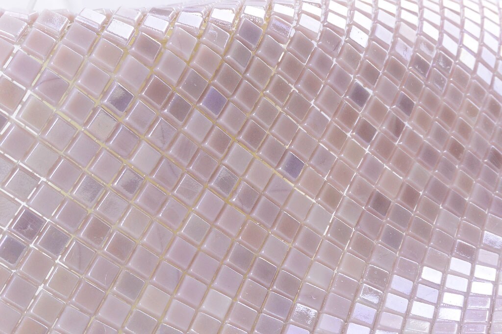 Galaxy Iridescent Purple Glass Mosaic Tile for Walls and Pools
