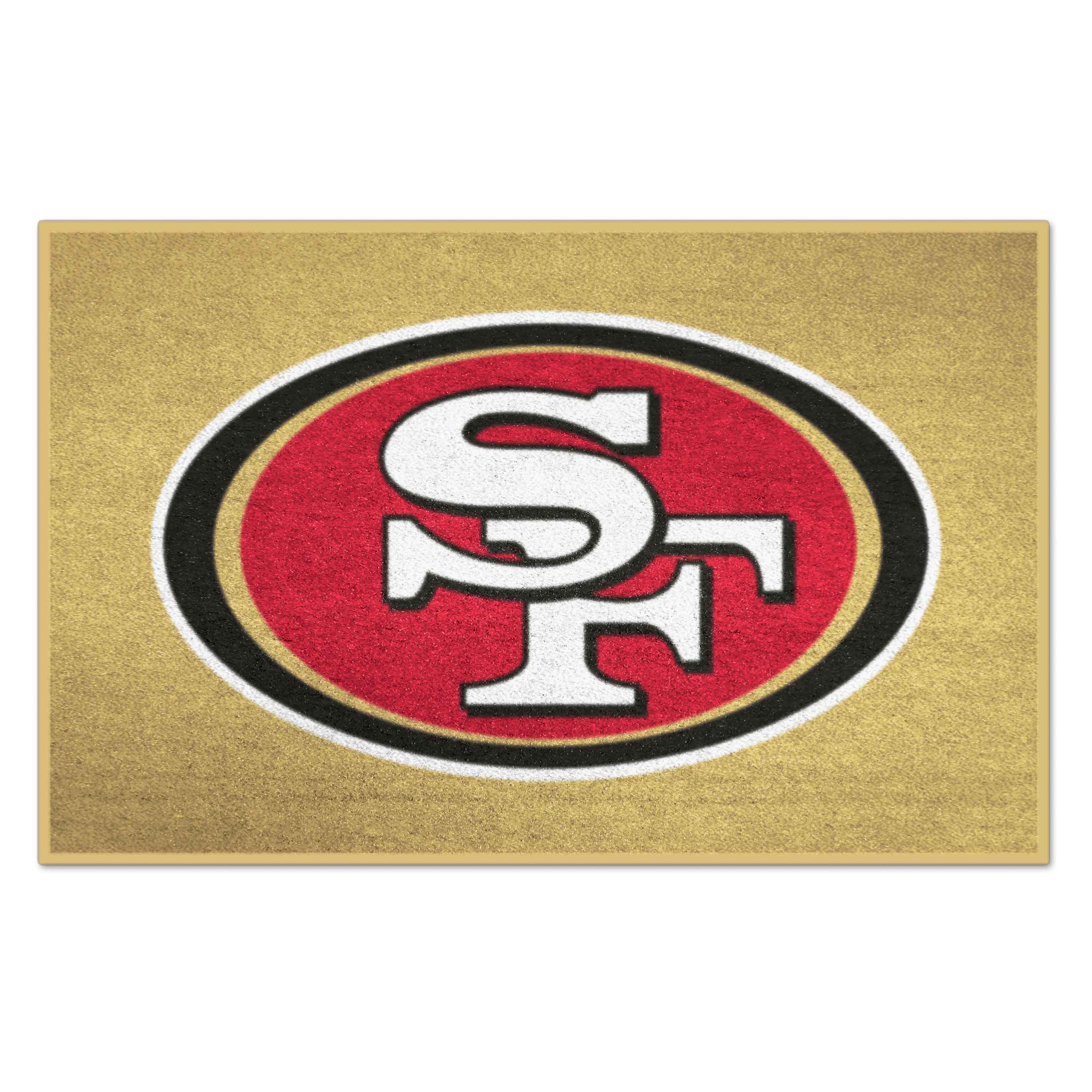 FANMATS 28811 Nfl Starter Mat 2 x 3 (ft) Tufted Nylon Gold Rectangular Indoor Throw rug
