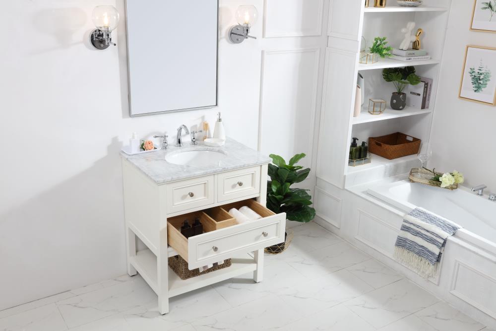 Elegant Decor FI81030WH Bath-Vanity-Combo - View #4