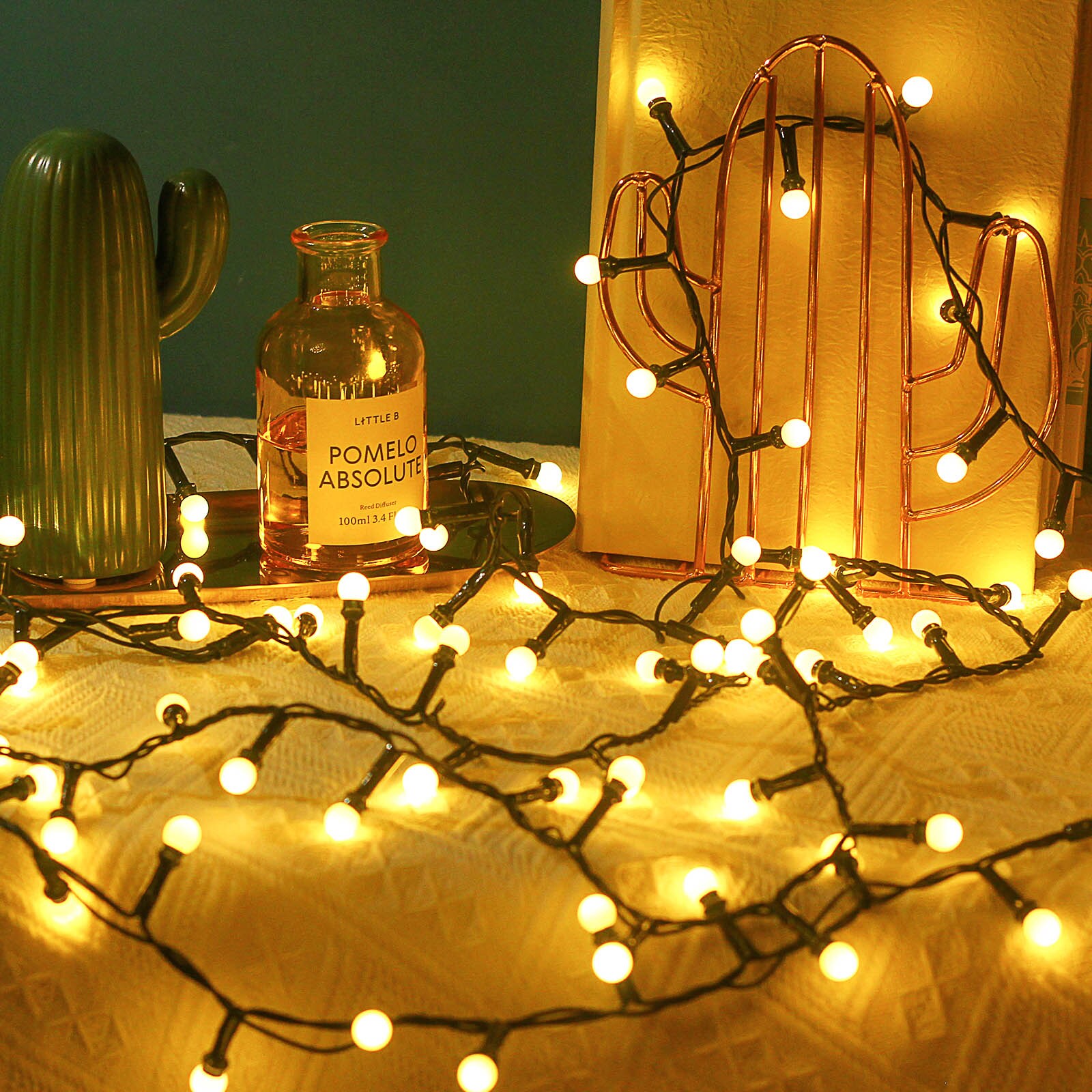 CozyHome – 23 ft mini lantern string lights plug in + remote | decorative  hanging nylon paper lanter…See more CozyHome – 23 ft mini lantern string