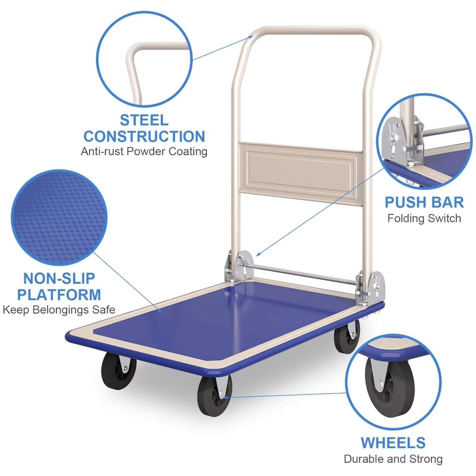 Qeetex JXNAG-PHO-335TJR3N Utility-Carts - View #4