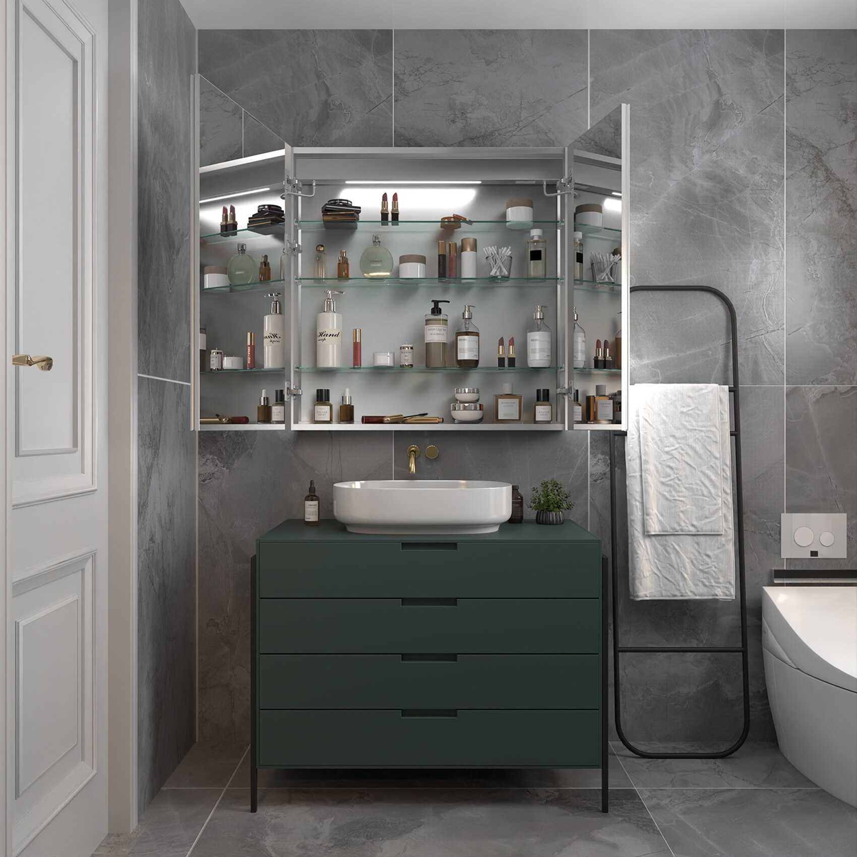 ExBrite EXMC3636V12DX Bathroom-Medicine-Cabinets - View #12