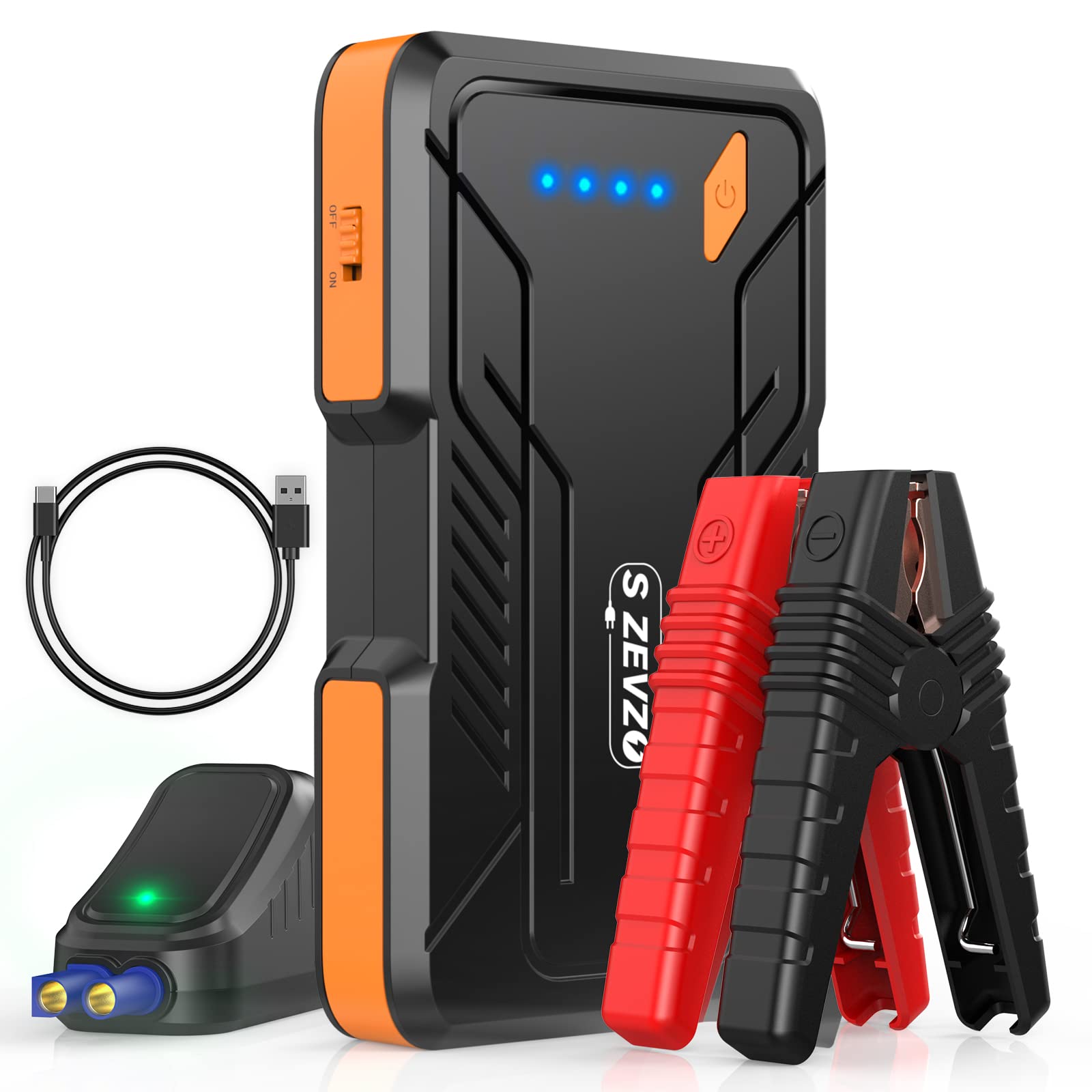 1000-amp 120-volt Portable Car Battery Jump Starter With Digital 