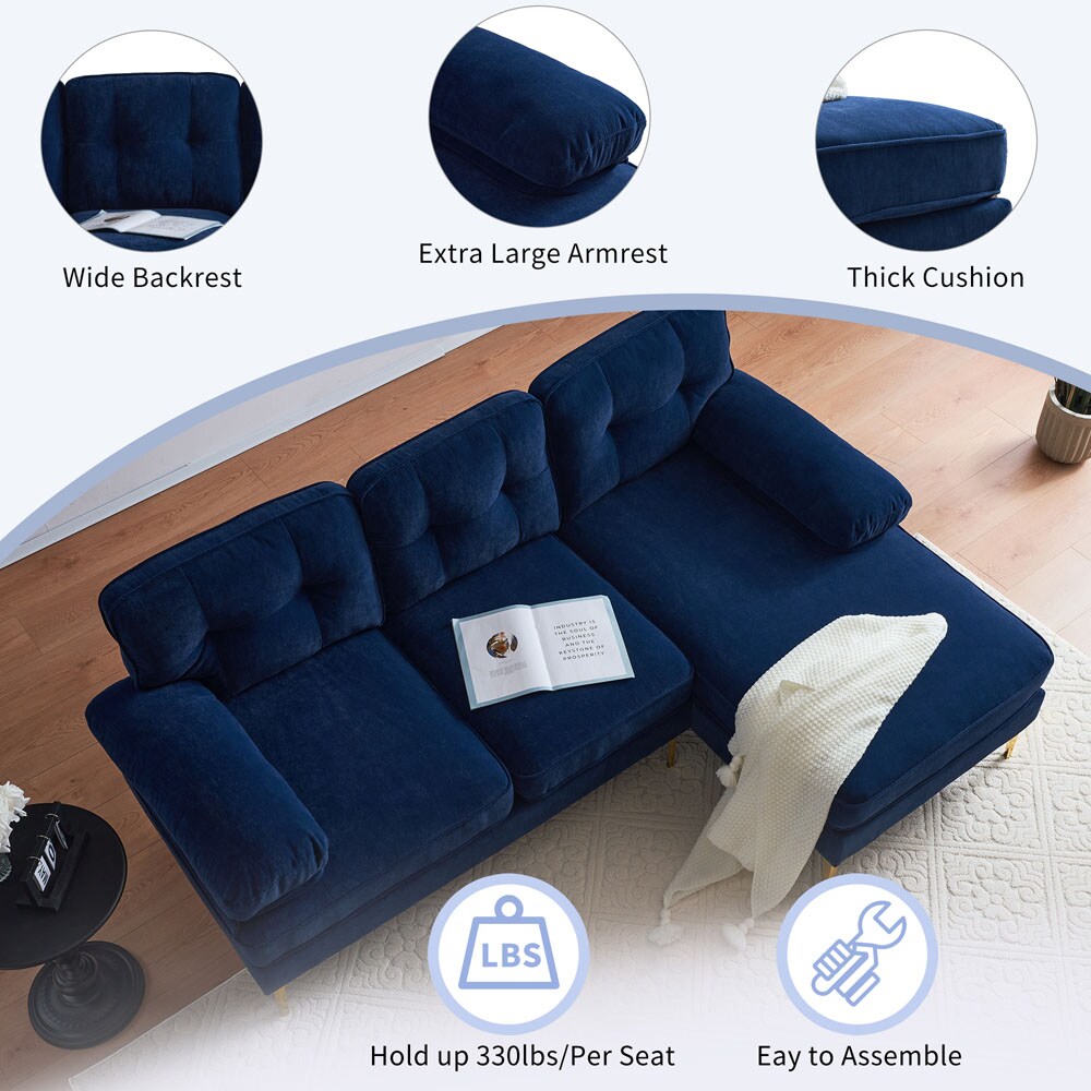 ModernLuxe L-SG000980AAC Sofas-Loveseats - View #4