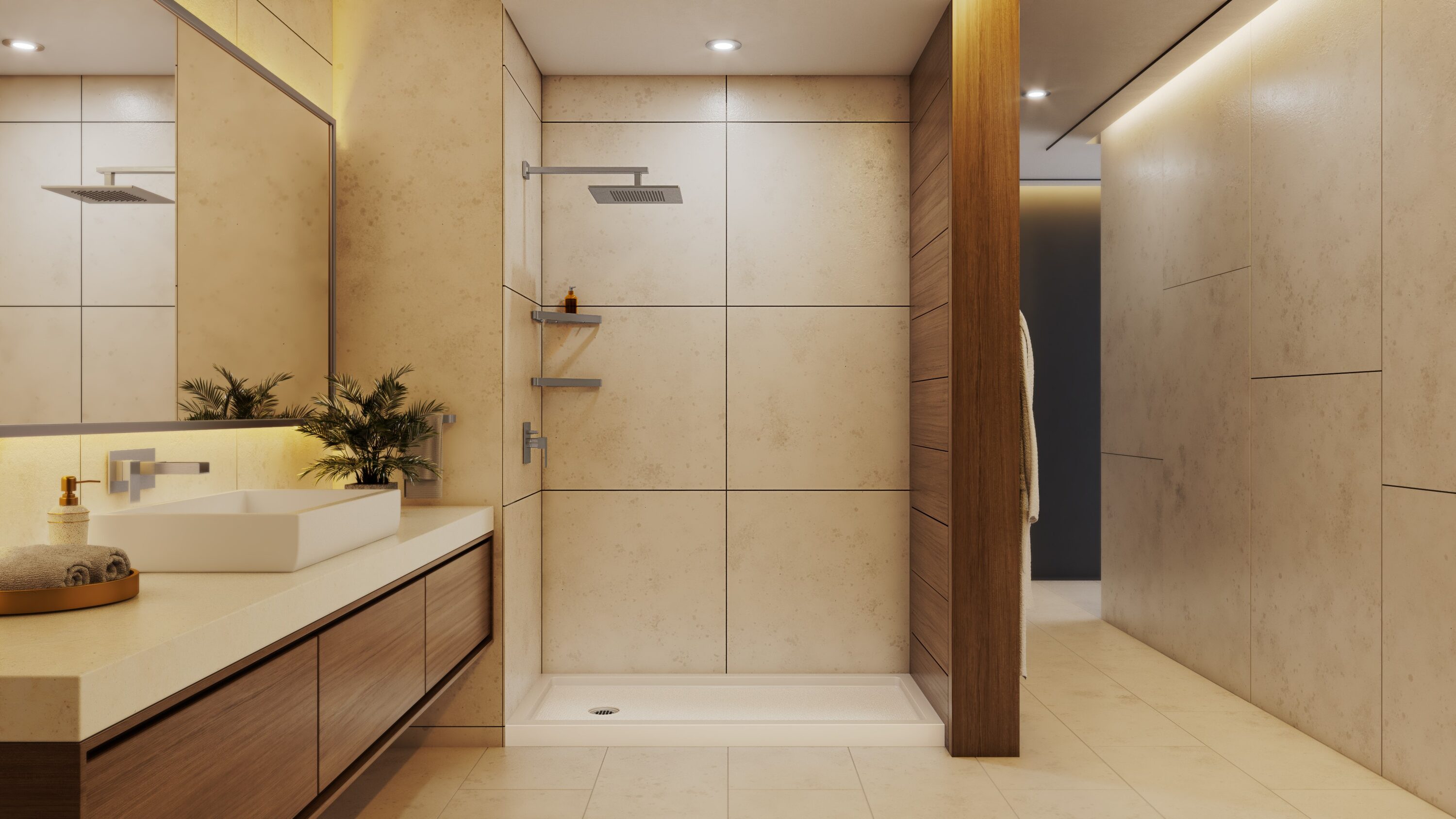 DreamLine SlimLine 60-in W x 36-in L Left Biscuit Single Threshold Rectangle Shower Pan Base with 2.75-in H Threshold