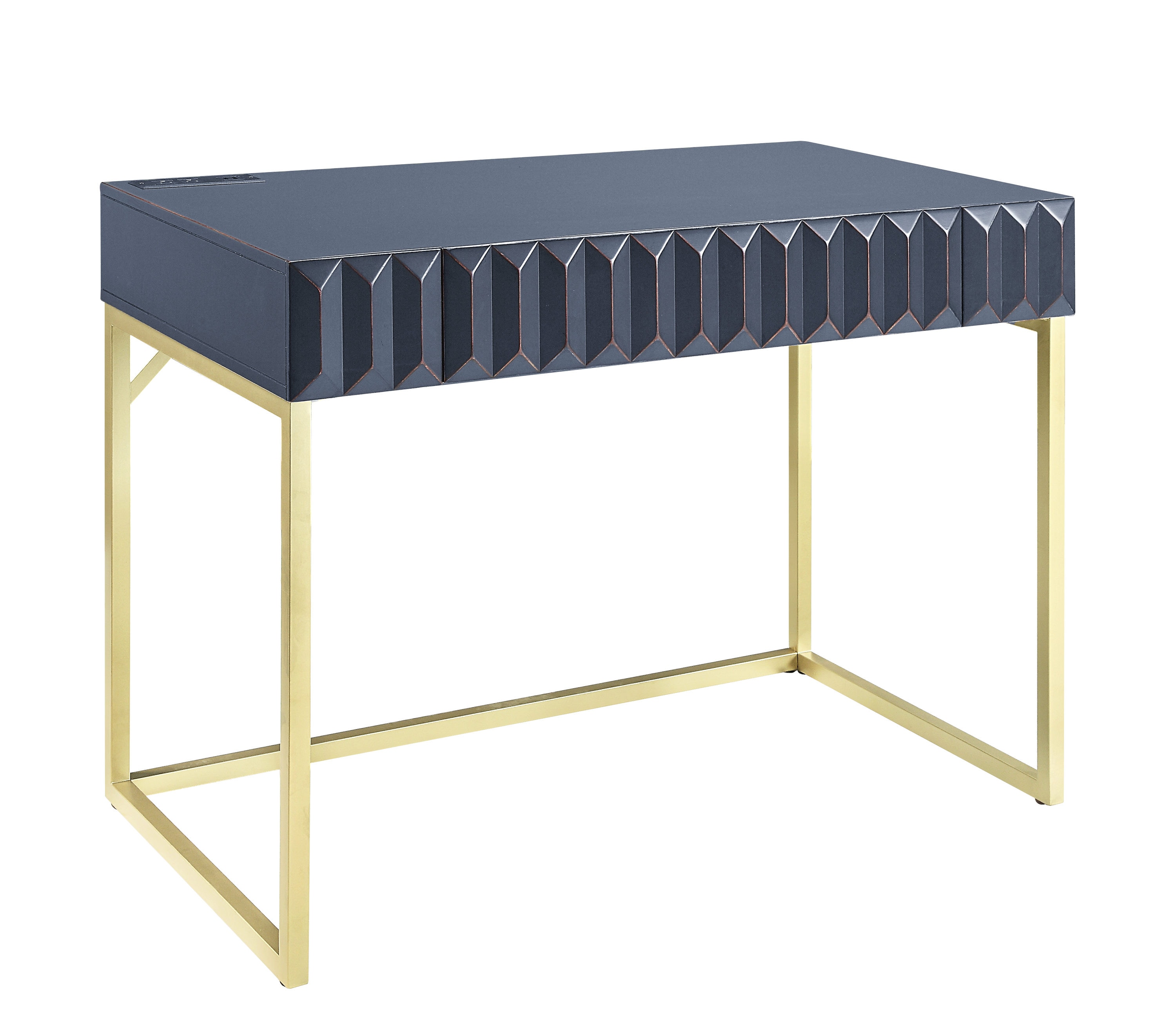 Furniture of America IDF-DK406BL-USB desks - View #3