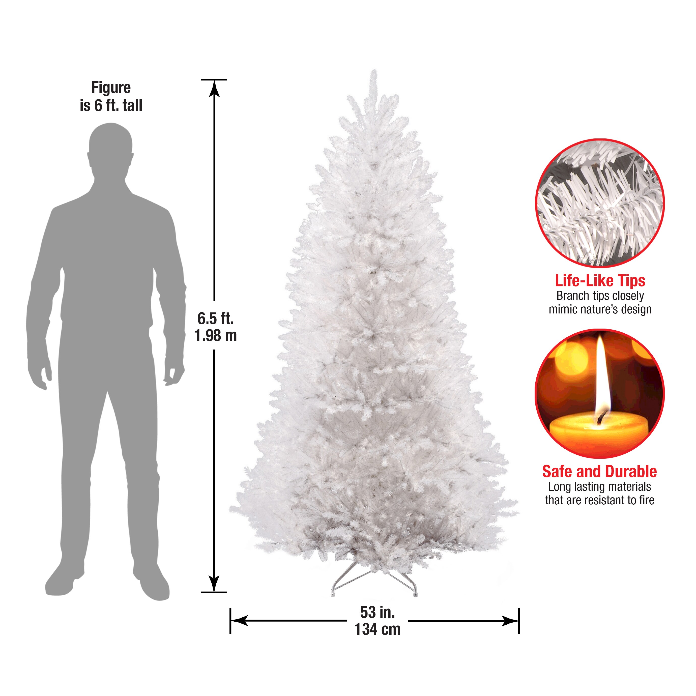 National Tree Company DUWH-65 Artificial-Christmas-Trees - View #5