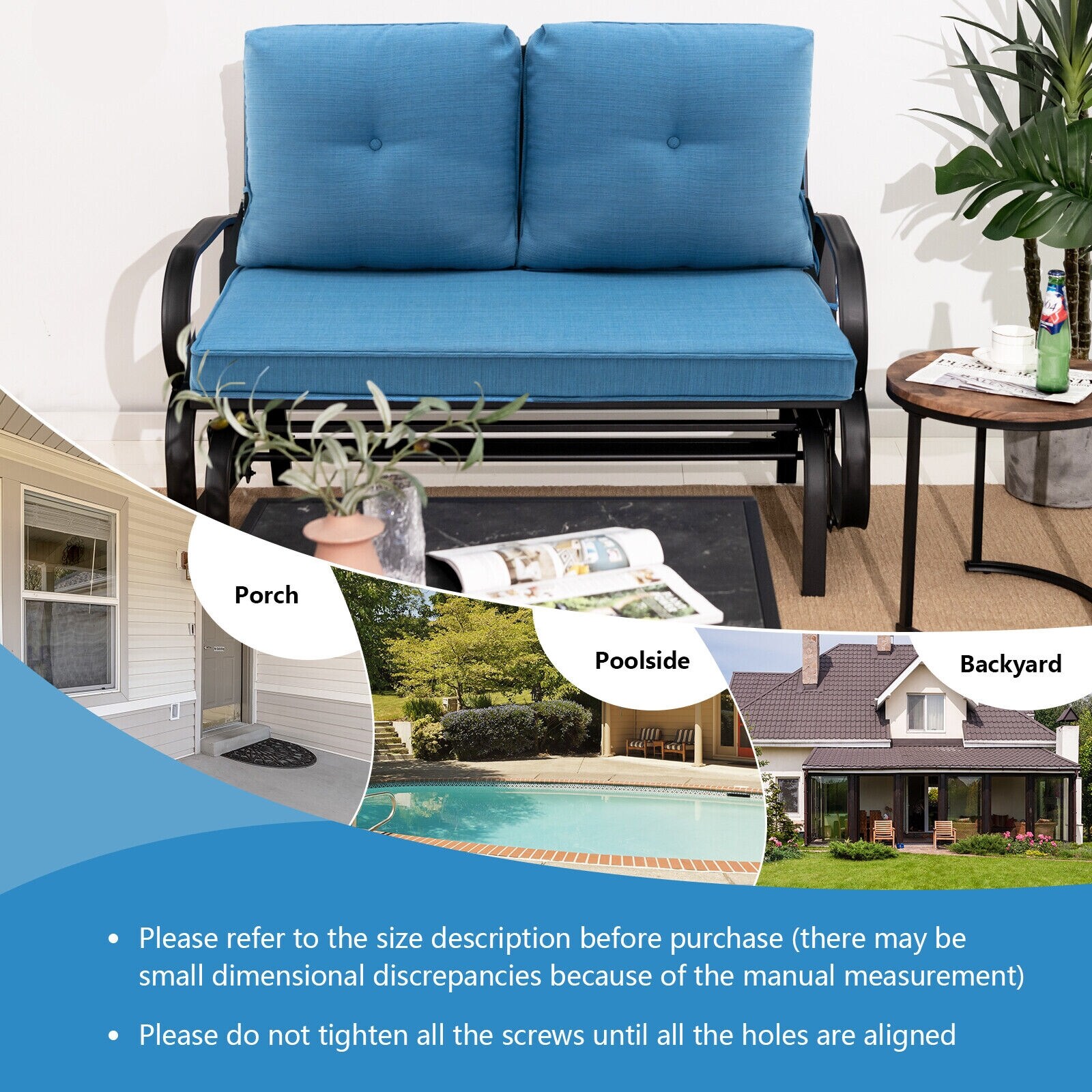 WELLFOR TDG10186NY Patio-Chairs - View #7