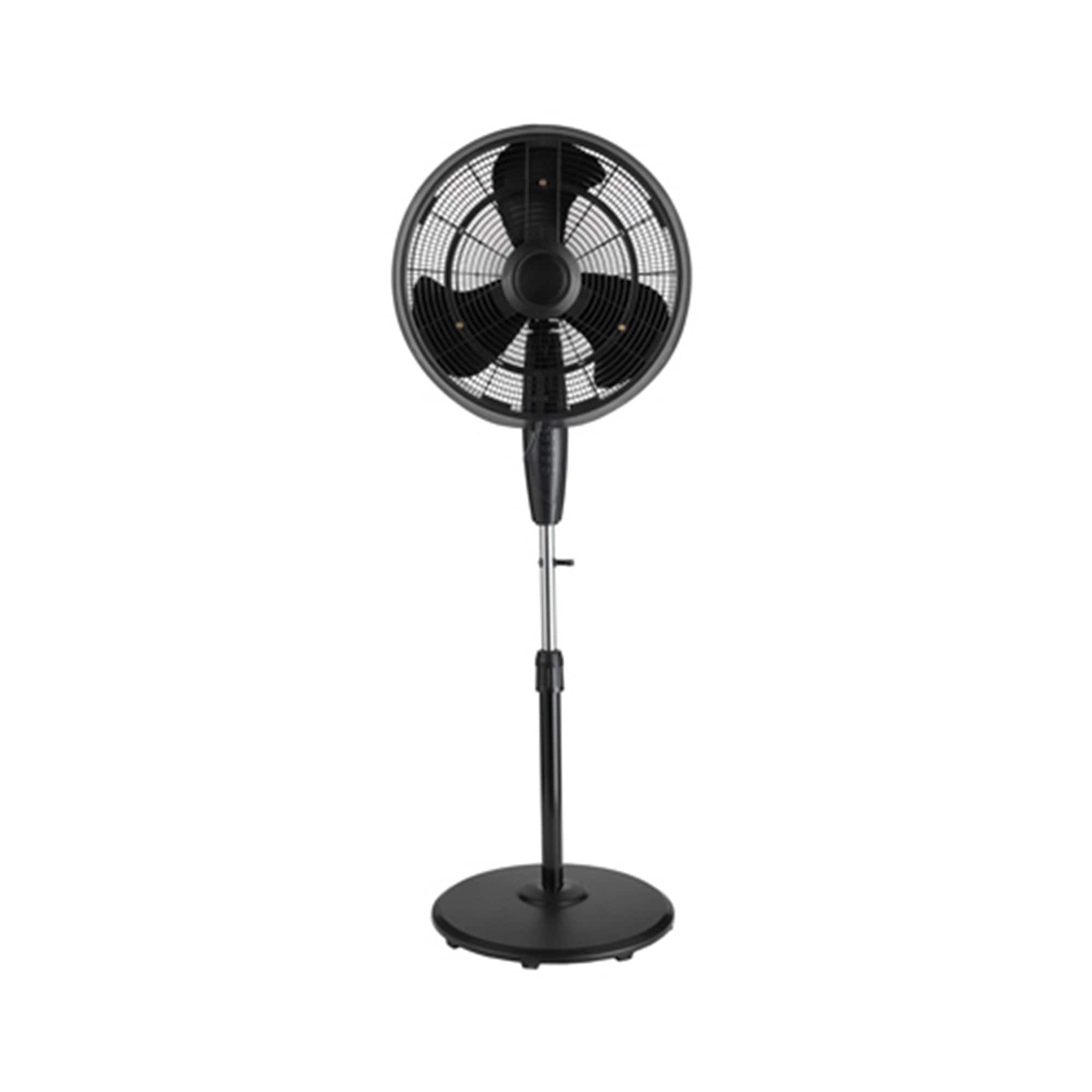 PELONIS 395522 18 Inch 3 Speed Adjustable Oscillating Misting Pedestal Fan with Remote