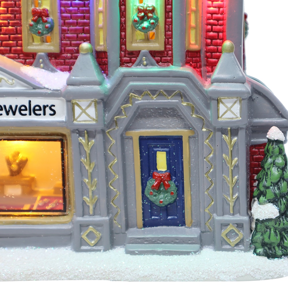 Carole Towne Ct Devon Bakery Lighted Village Scene in the Christmas  Villages department at