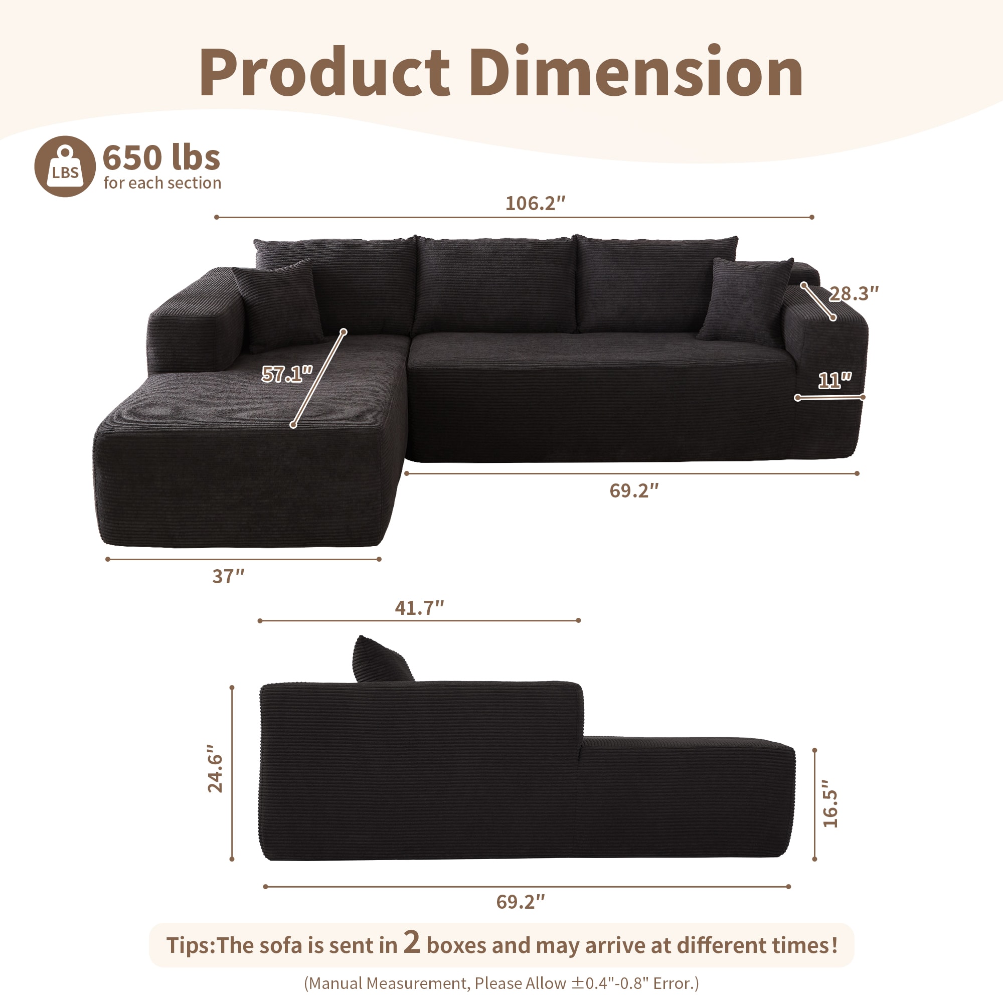 Pouuin SVIVI-400L Sofas-Loveseats - View #6
