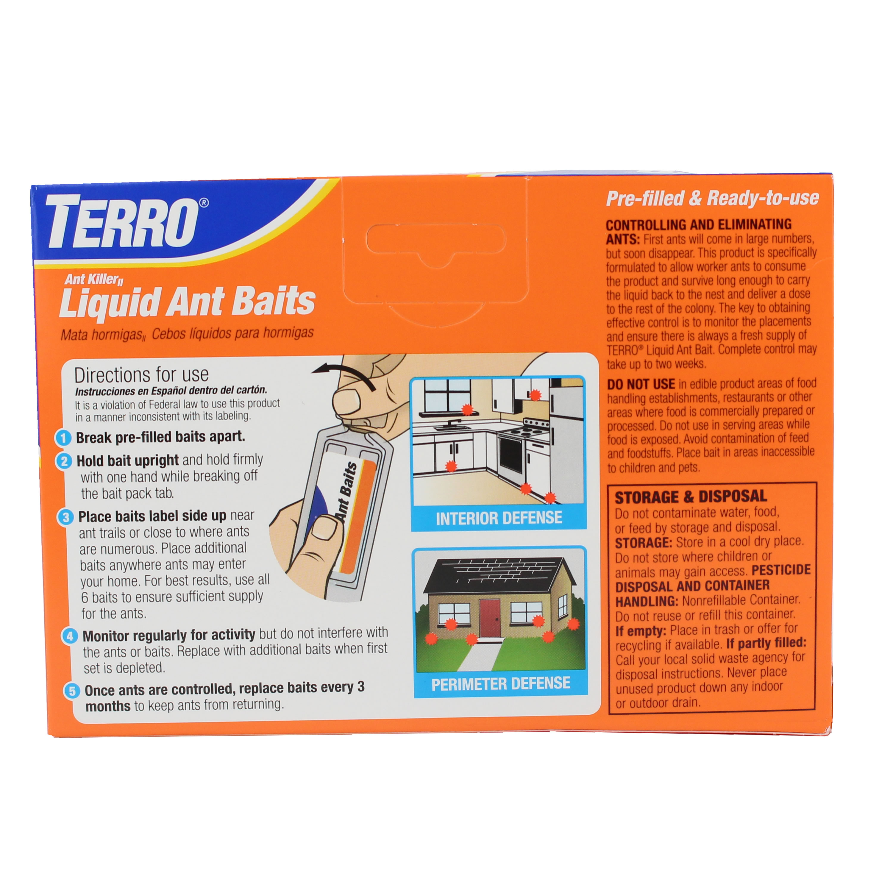 TERRO Ant Killer Liquid Ant Bait Station (6-Pack) in the