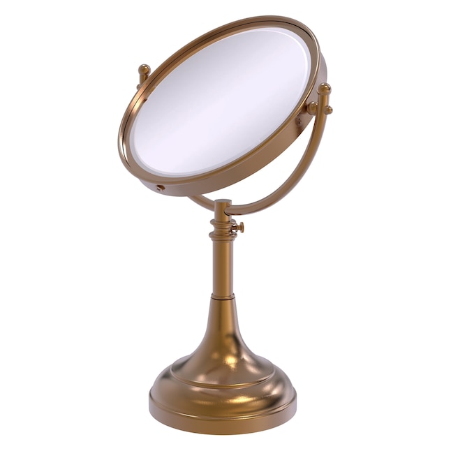 Allied Brass 8-in x 23.5-in Oil-Rubbed Bronze Double-Sided Magnifying Countertop Vanity Mirror Allied Brass 8-in x 23.5-in Oil-Rubbed Bronze Double-Sided Magnifying Countertop Vanity Mirror