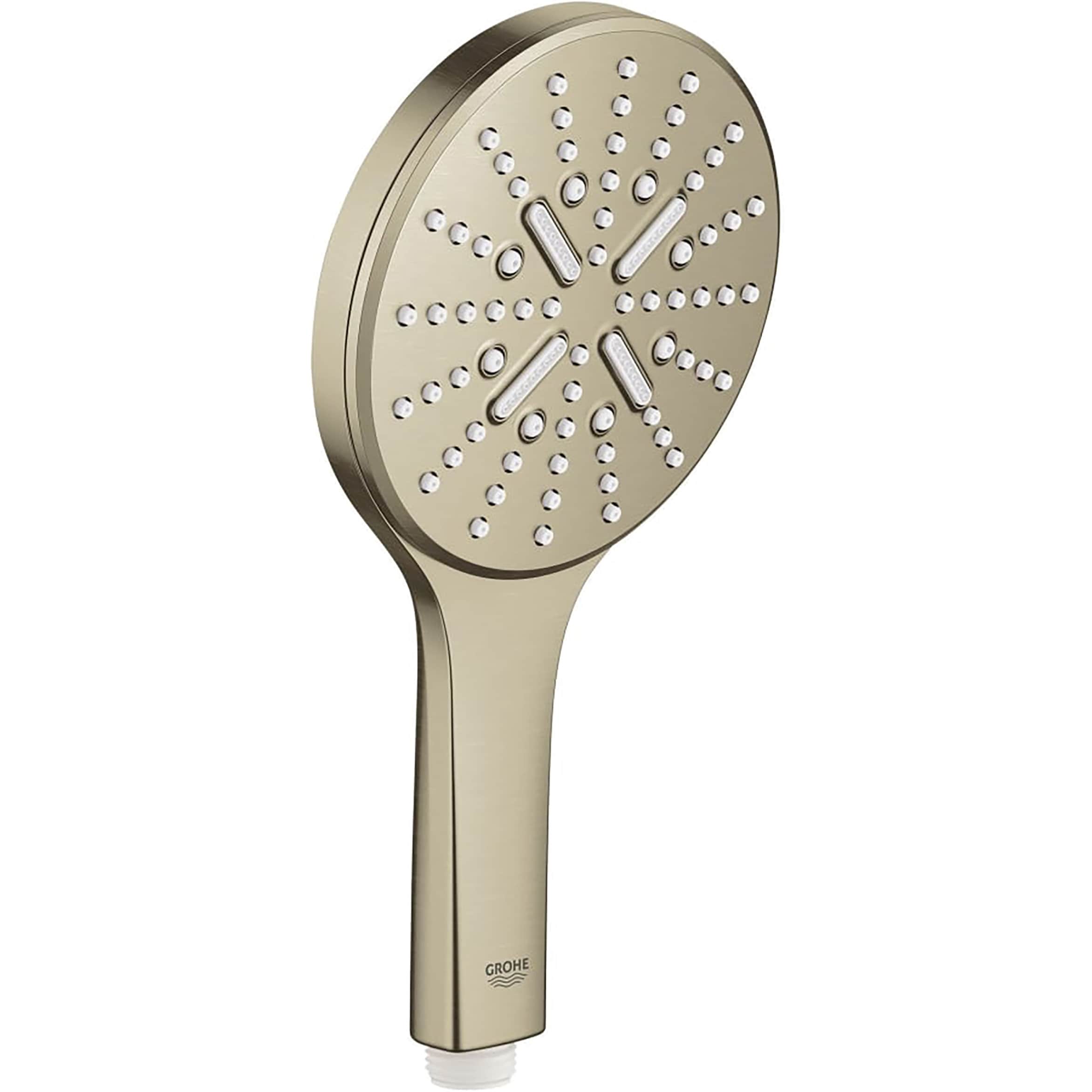 GROHE 26545EN0 Rainshower Brushed Nickel 1-handle Handheld 5.13-in Round Shower Faucet