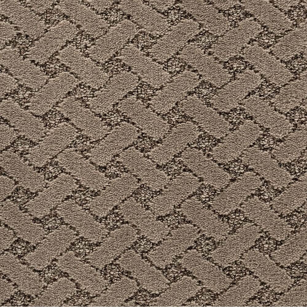 STAINMASTER STP63-L013-0808 (Sample) Mellow Step Woodland Brown 38-oz sq yard Polyester Pattern Indoor Carpet