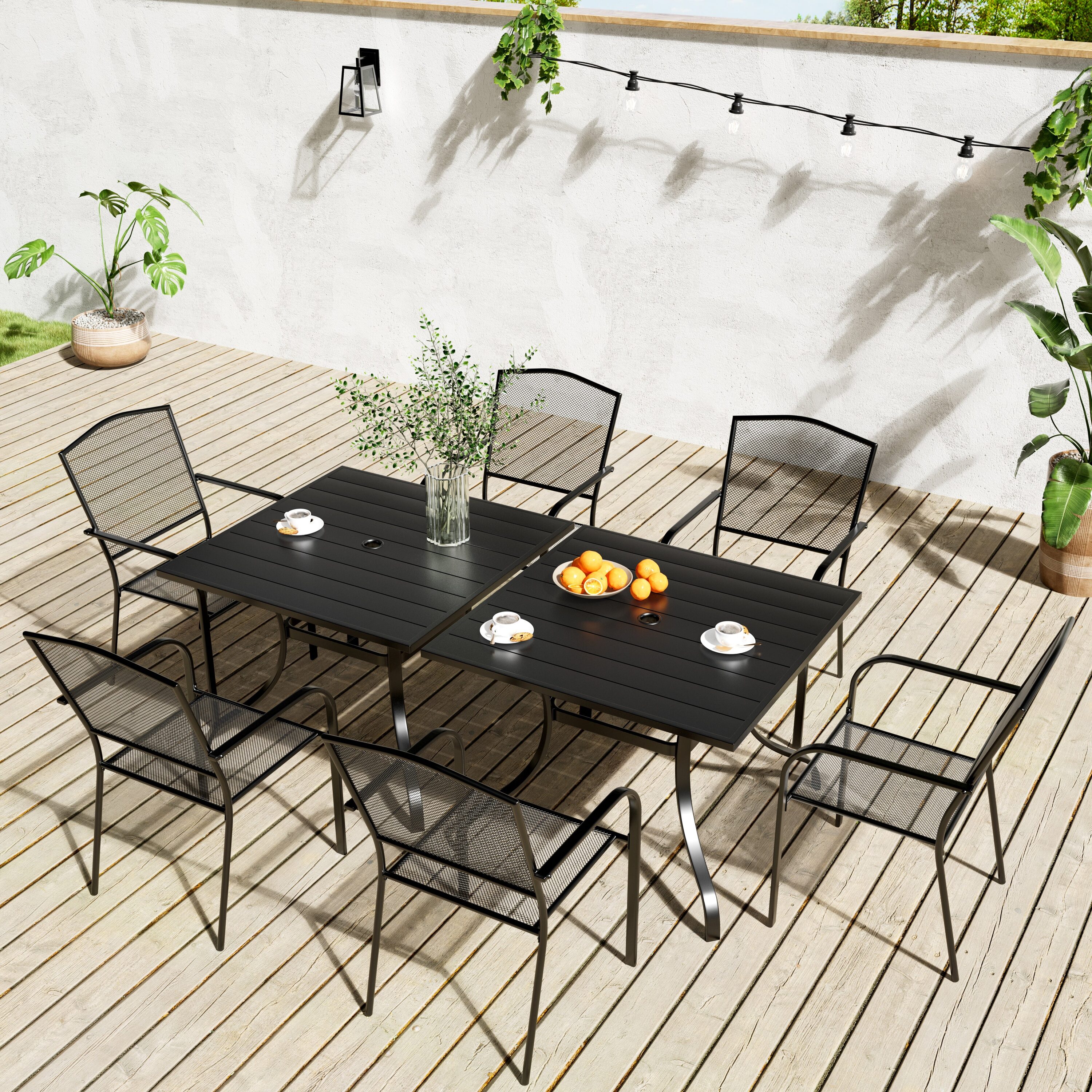 Boyel Living BL-8SL6TW2STBR Patio-Dining-Sets - View #3