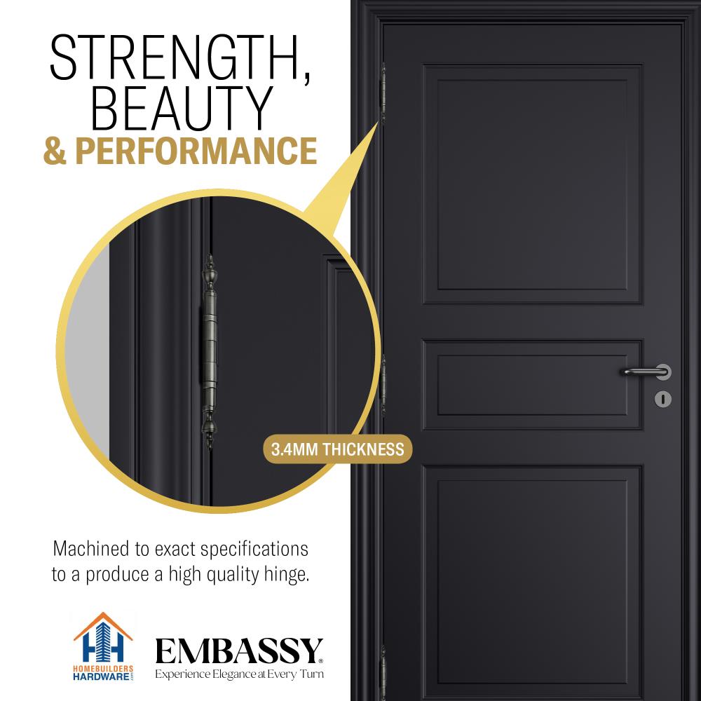 EMBASSY 4040BBUS17AU-1 Entry-Door-Hinges - View #4