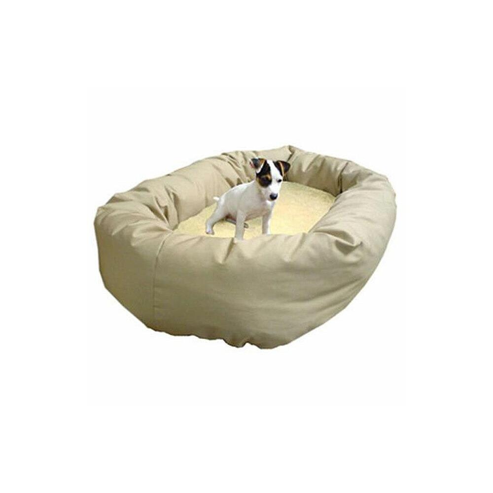 Majestic Pet Products MAJPT093 Majestic Pet 52 in. Extra Large Bagel Bed- Khaki and Sherpa