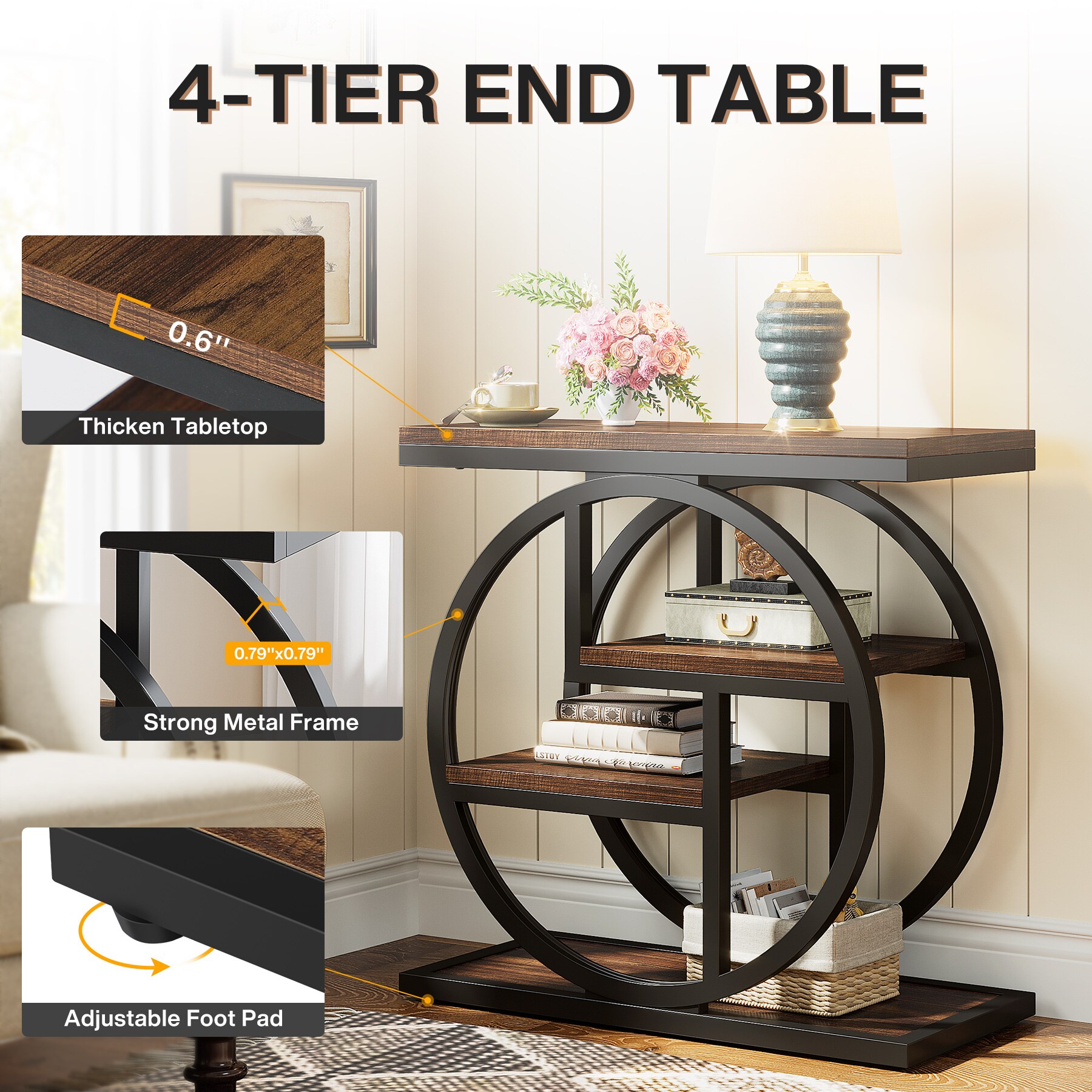 Tribesigns LWFD-RY0109 End-Tables - View #4