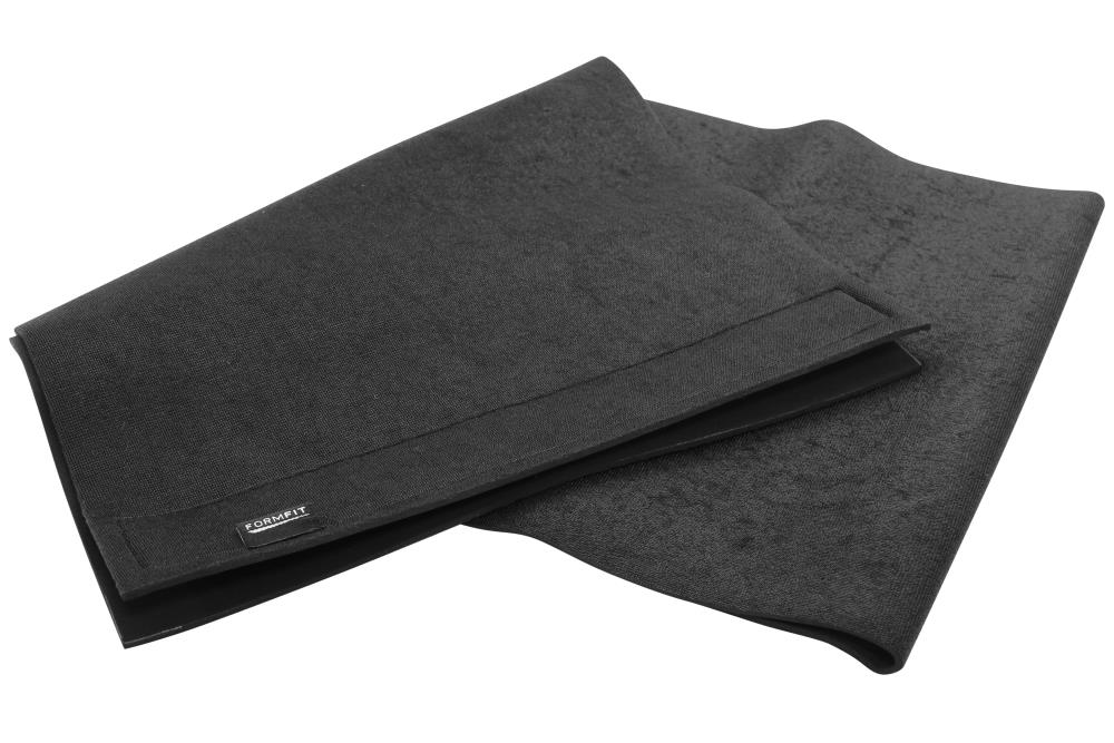 FormFit Yoga Linen 2PK Nat Hand Towel - Green/Grey, Polyester