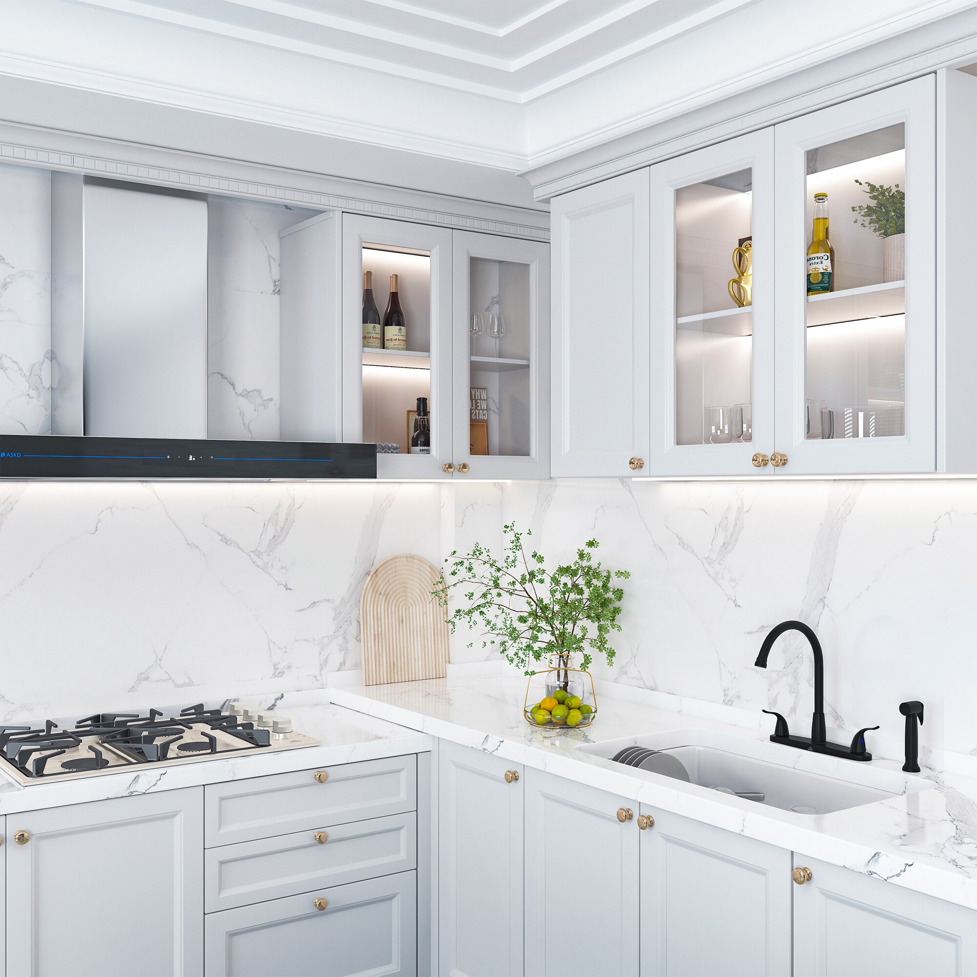 Mondawe MO-DT89001MB Kitchen-Faucets - View #4