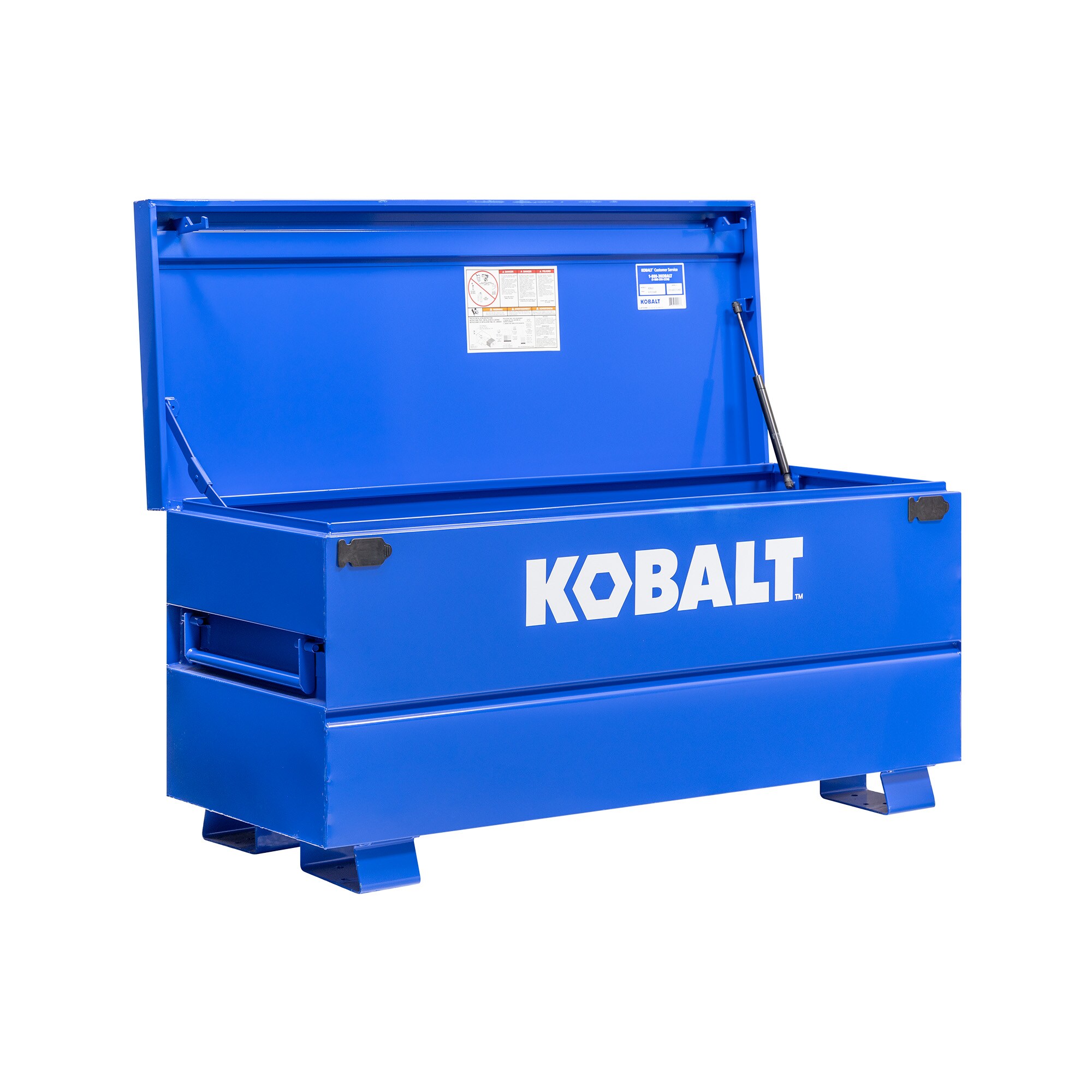 Kobalt 19-in W x 32-in L x 18-in H Blue Steel Jobsite Box in the