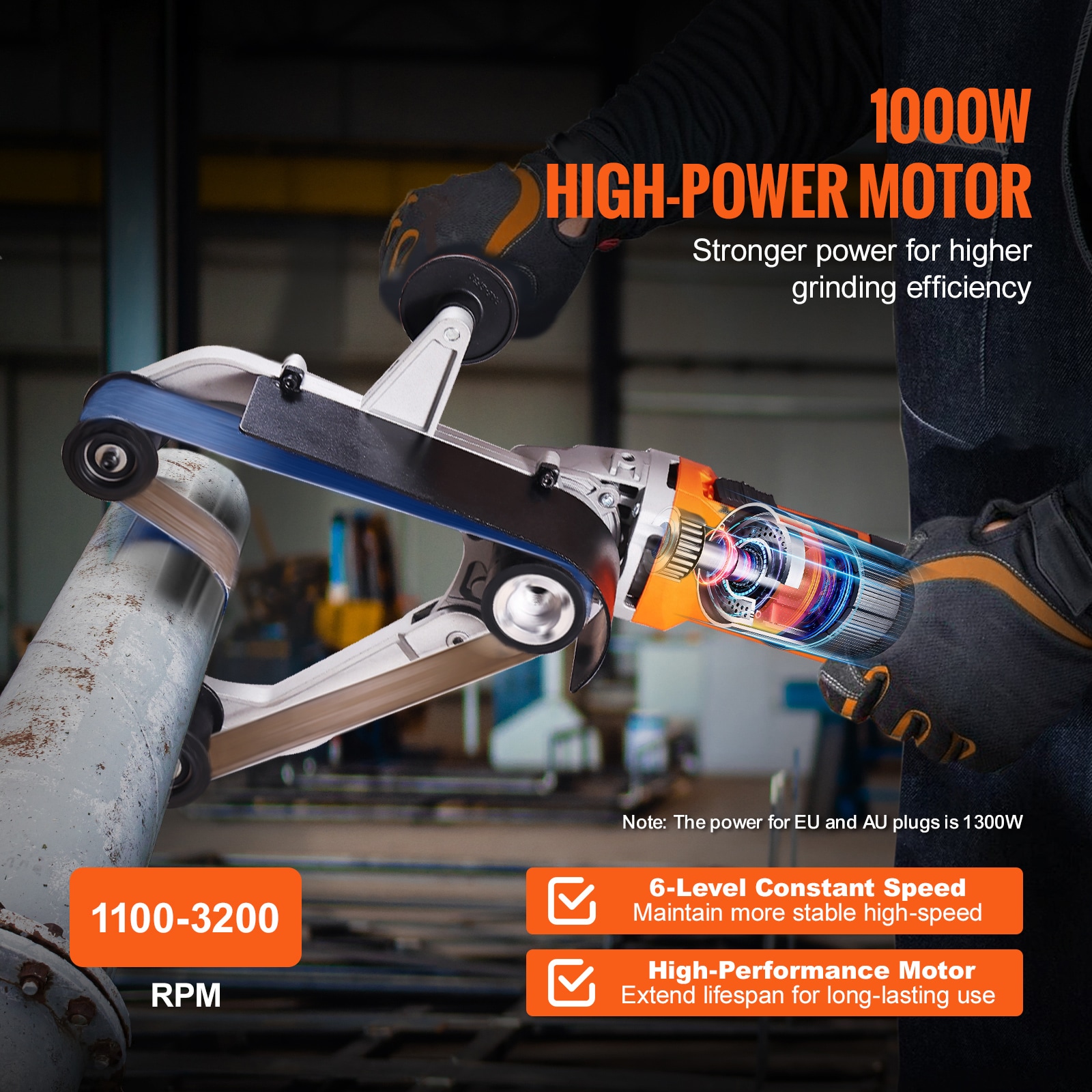VEVOR GDSDJ800W15XW6KN0V1 Corded-Polishers - View #3