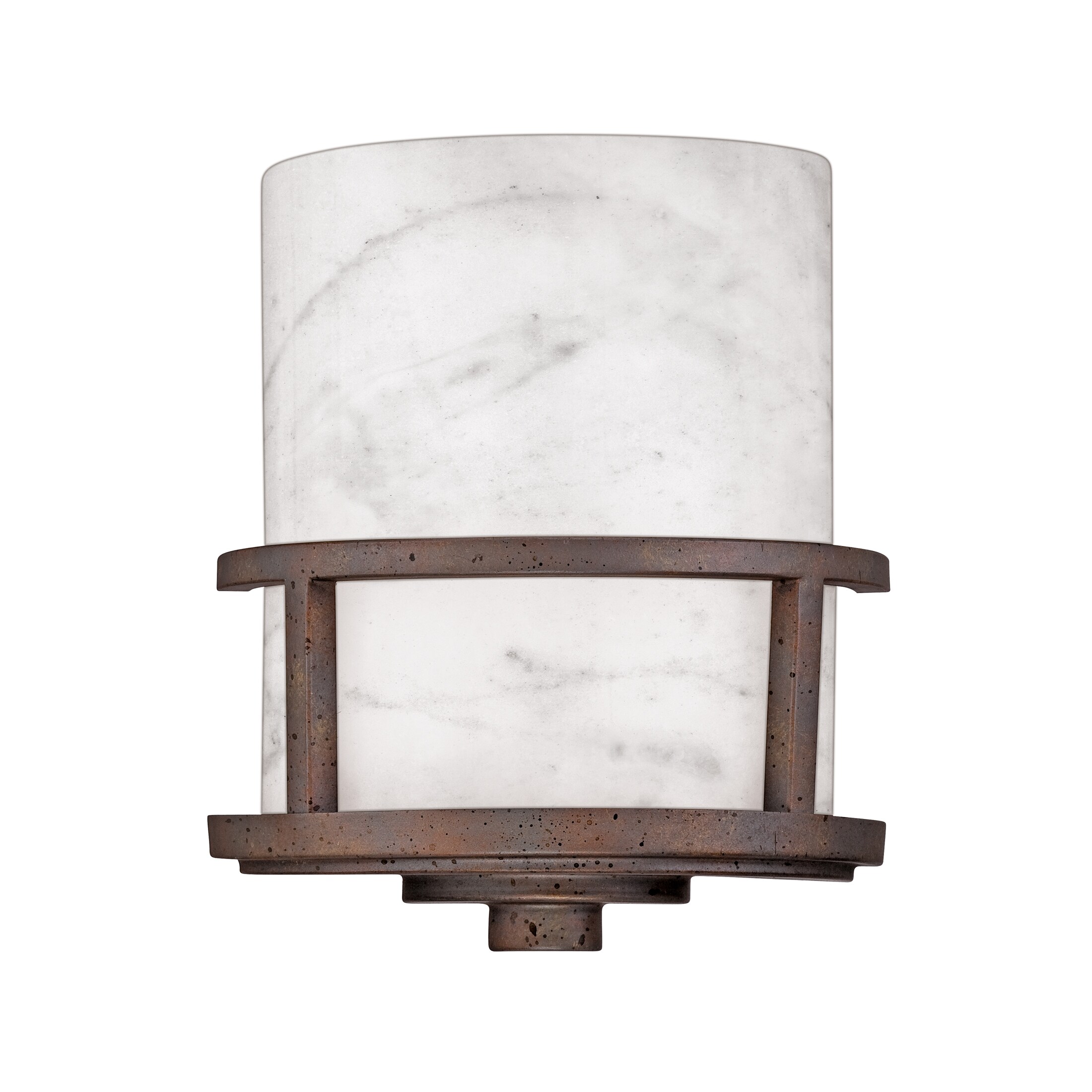Quoizel KY8801IN Kyle 8.5-in W 1-Light Iron Gate Transitional Wall Sconce