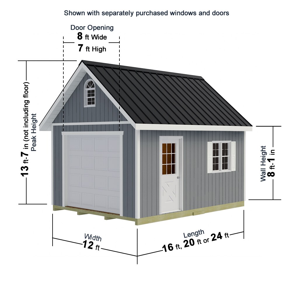Best Barns GLENWOOD1224 Garage-Buildings - View #6