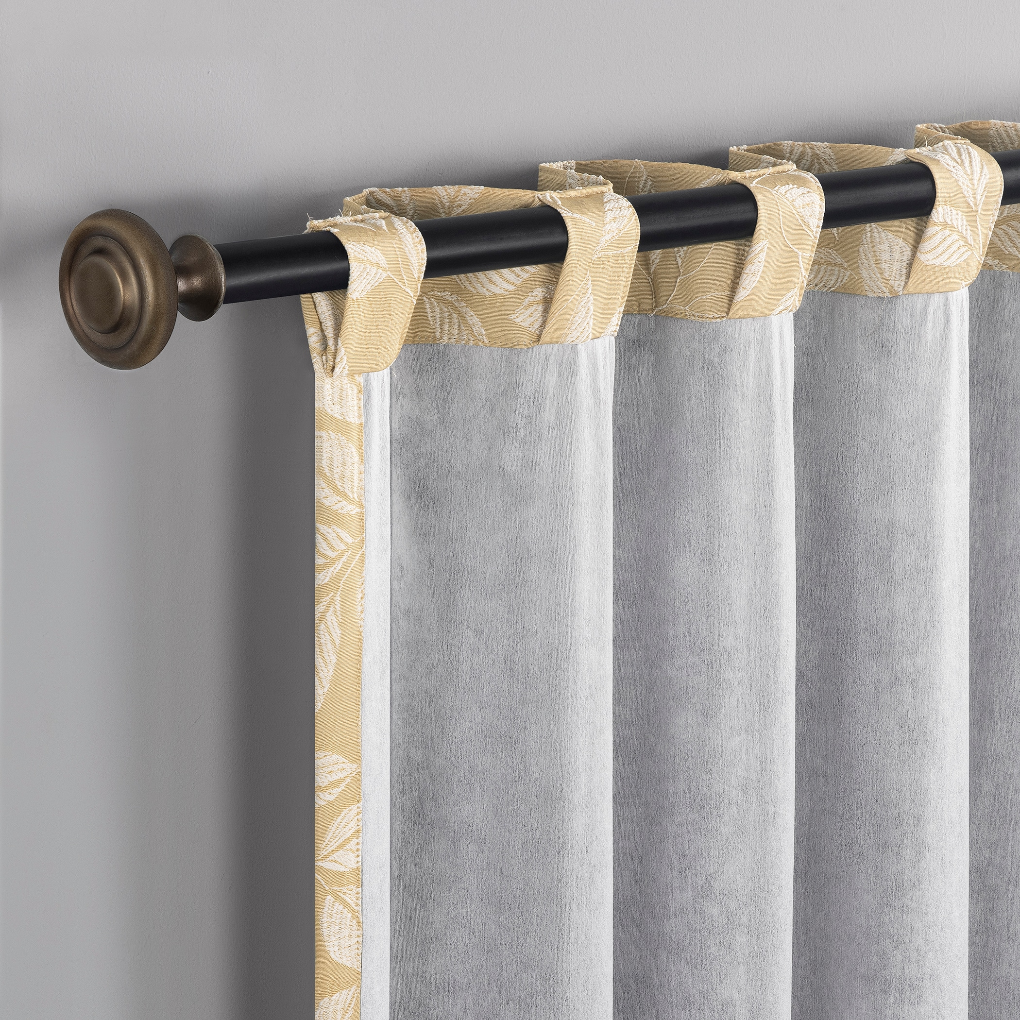 Sun Zero SANDRA 40X84 GOLD curtains - View #4