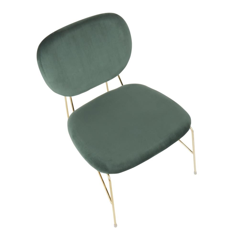 lumisource gwen velvet accent chair