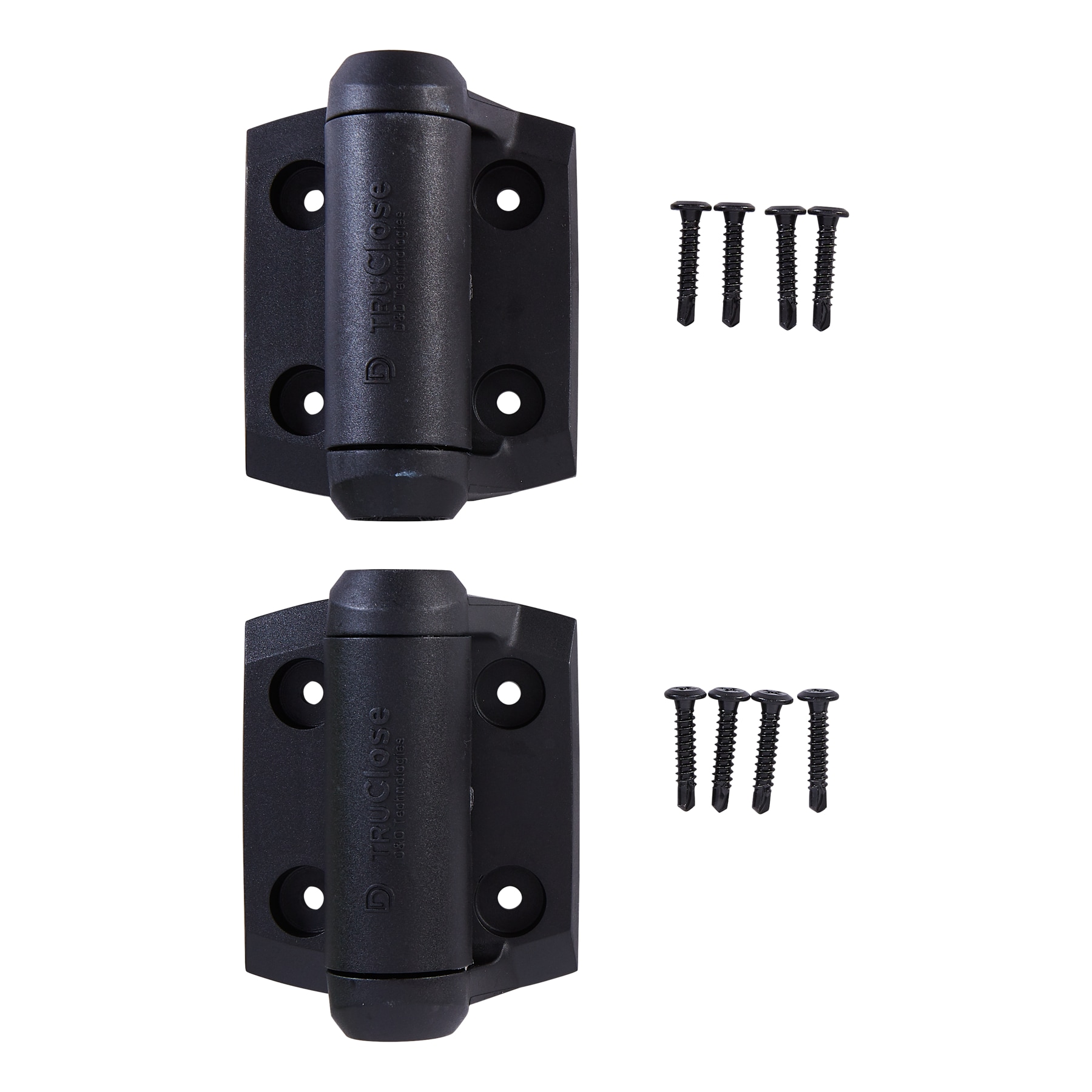 National Hardware Narrow spring 2-Pack 3-13/16-in Black Gate Hinge