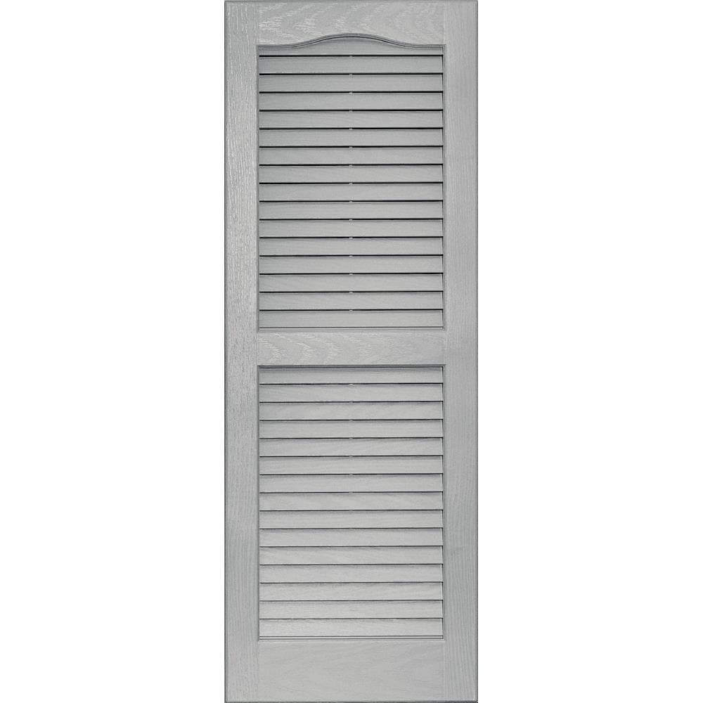 Vantage 1114039030 2-Pack 14.0625-in W x 39.0625-in H Paintable Louvered Exterior Shutters