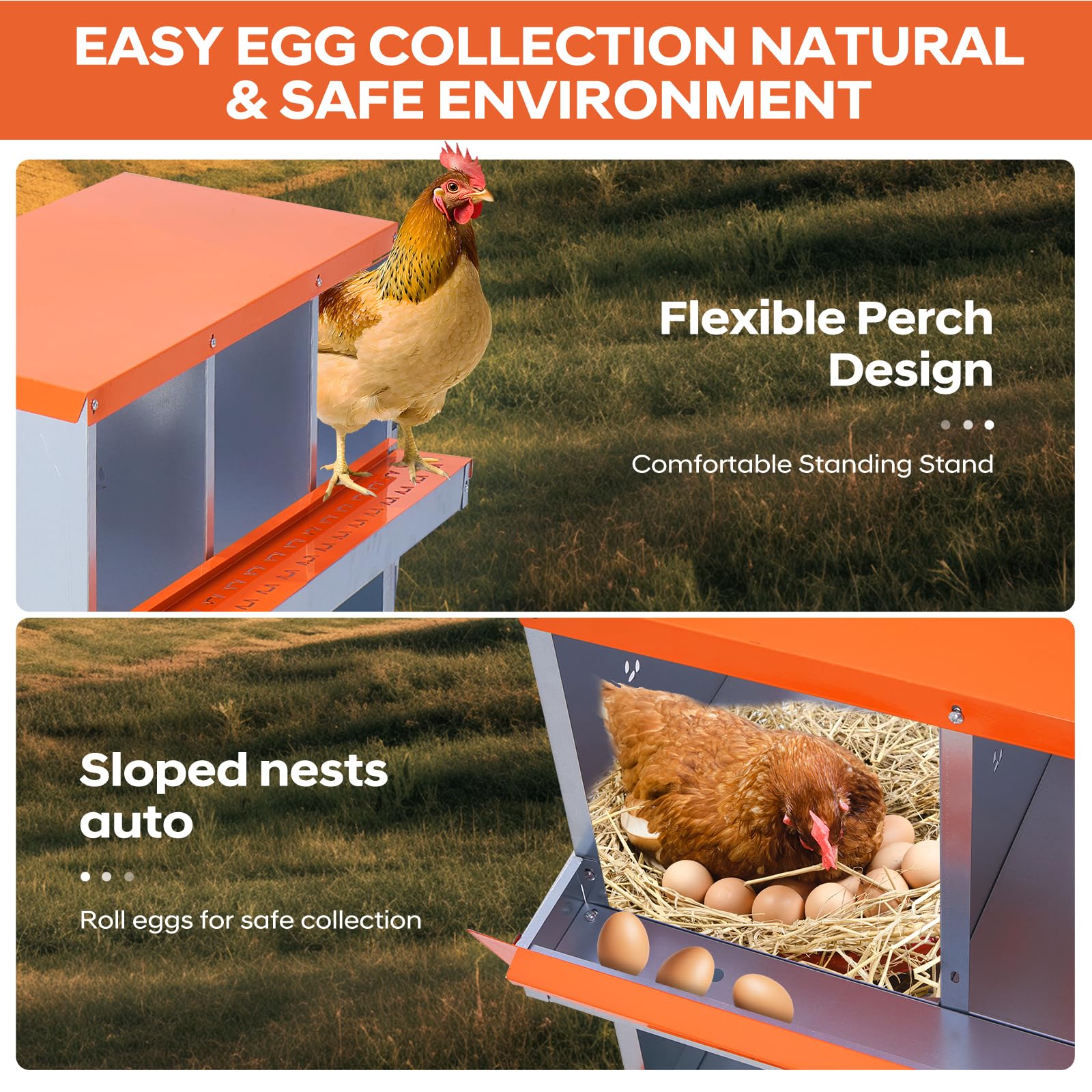 Garvee 09GXFCHBNL-411 Chicken-Coops-Rabbit-Hutches - View #3
