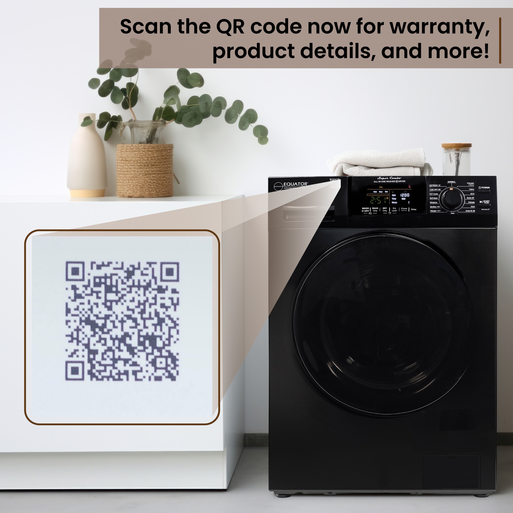 Equator Advanced Appliances EZ 4800 V BLACK Combination-Washers-Dryers - View #9