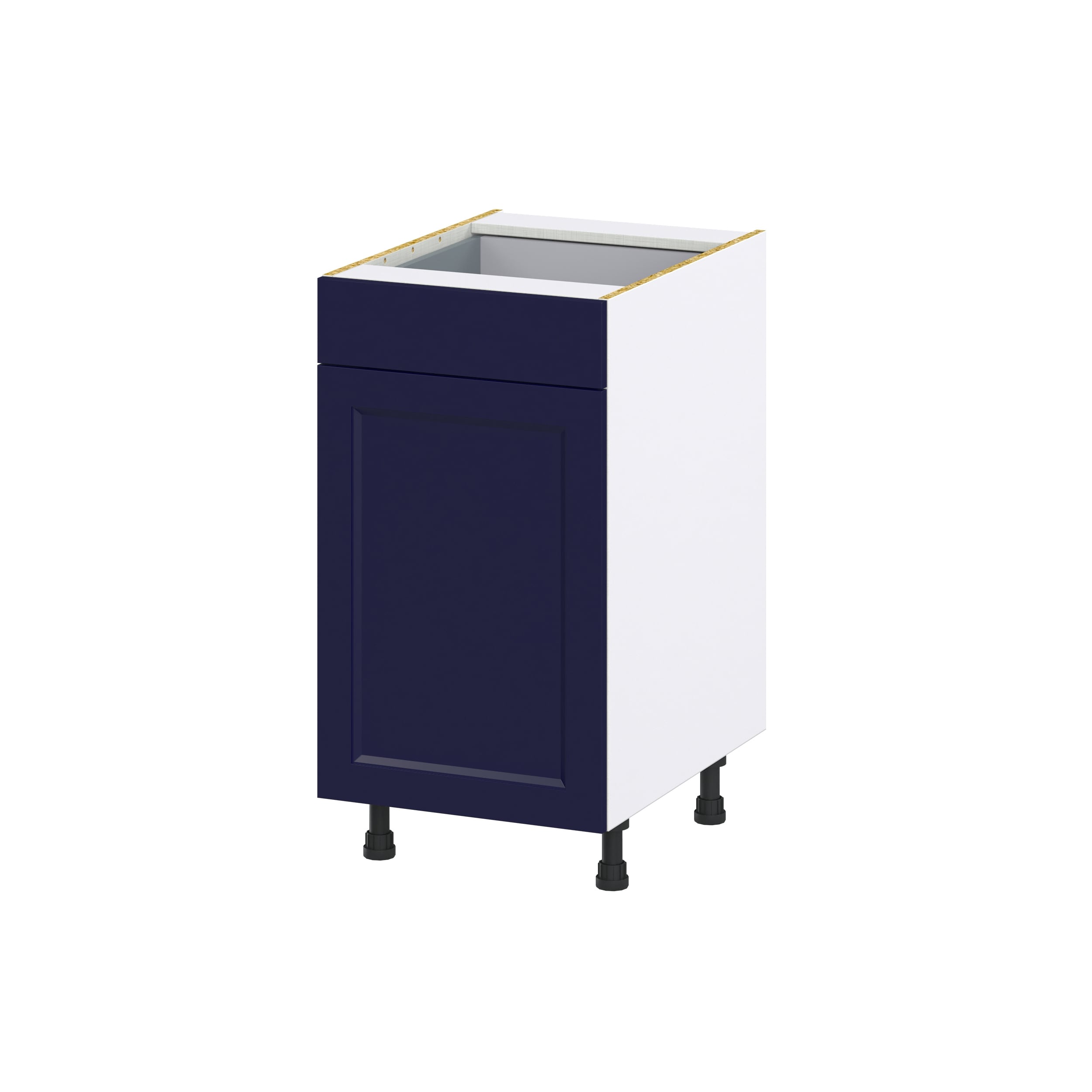 Hugo&Borg DSB18(L/R)-LO Lorette 18-in W x 34.5-in H x 24-in D Navy Blue Base Fully assembled Cabinet (Recessed Panel Shaker)