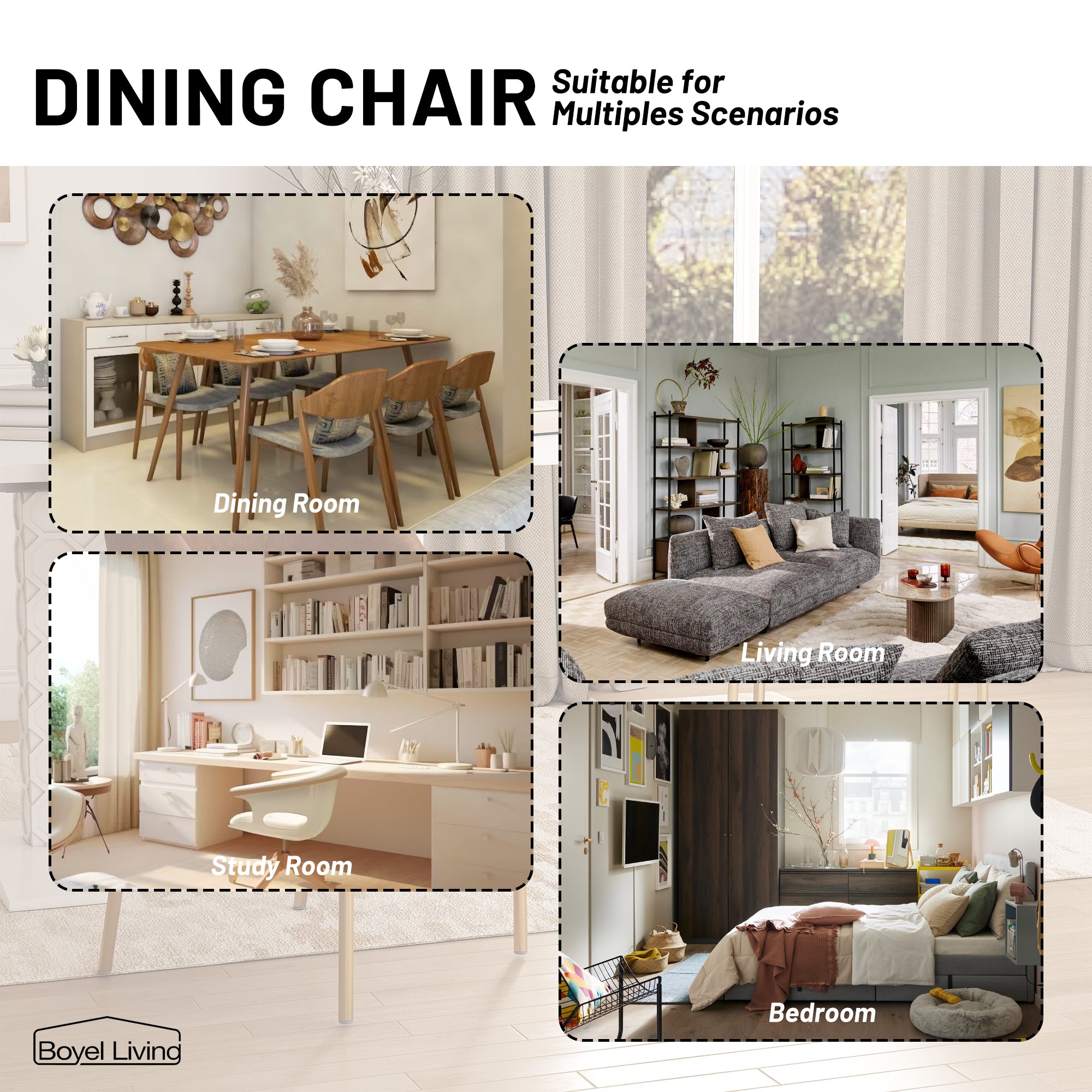 Boyel Living BLDC2433BR Dining-Chairs - View #8