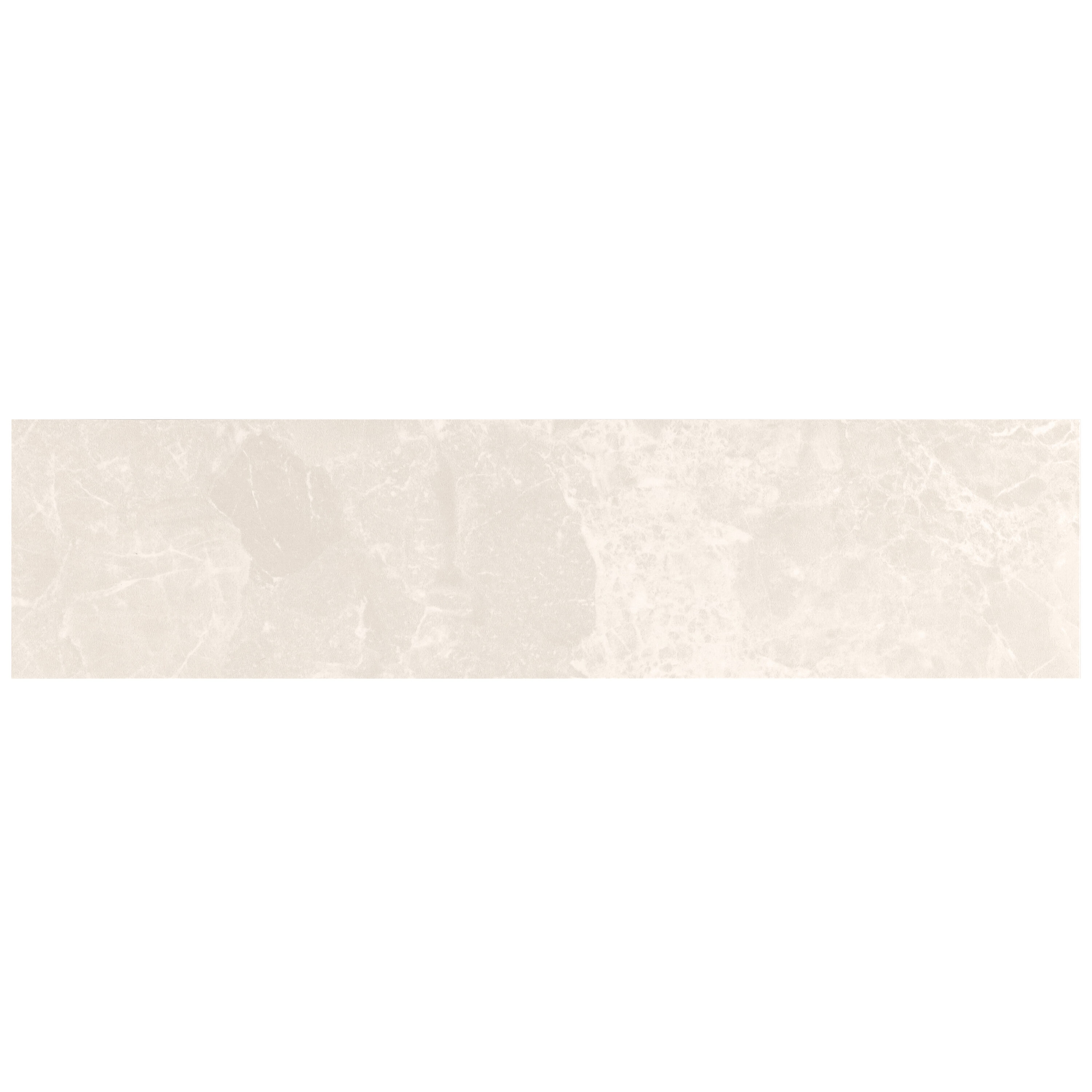 Artmore Tile EXT3RD109444 Sample- Positano Crema Beige 4-in x 16-in Polished Porcelain Marble Look Floor and Wall Tile